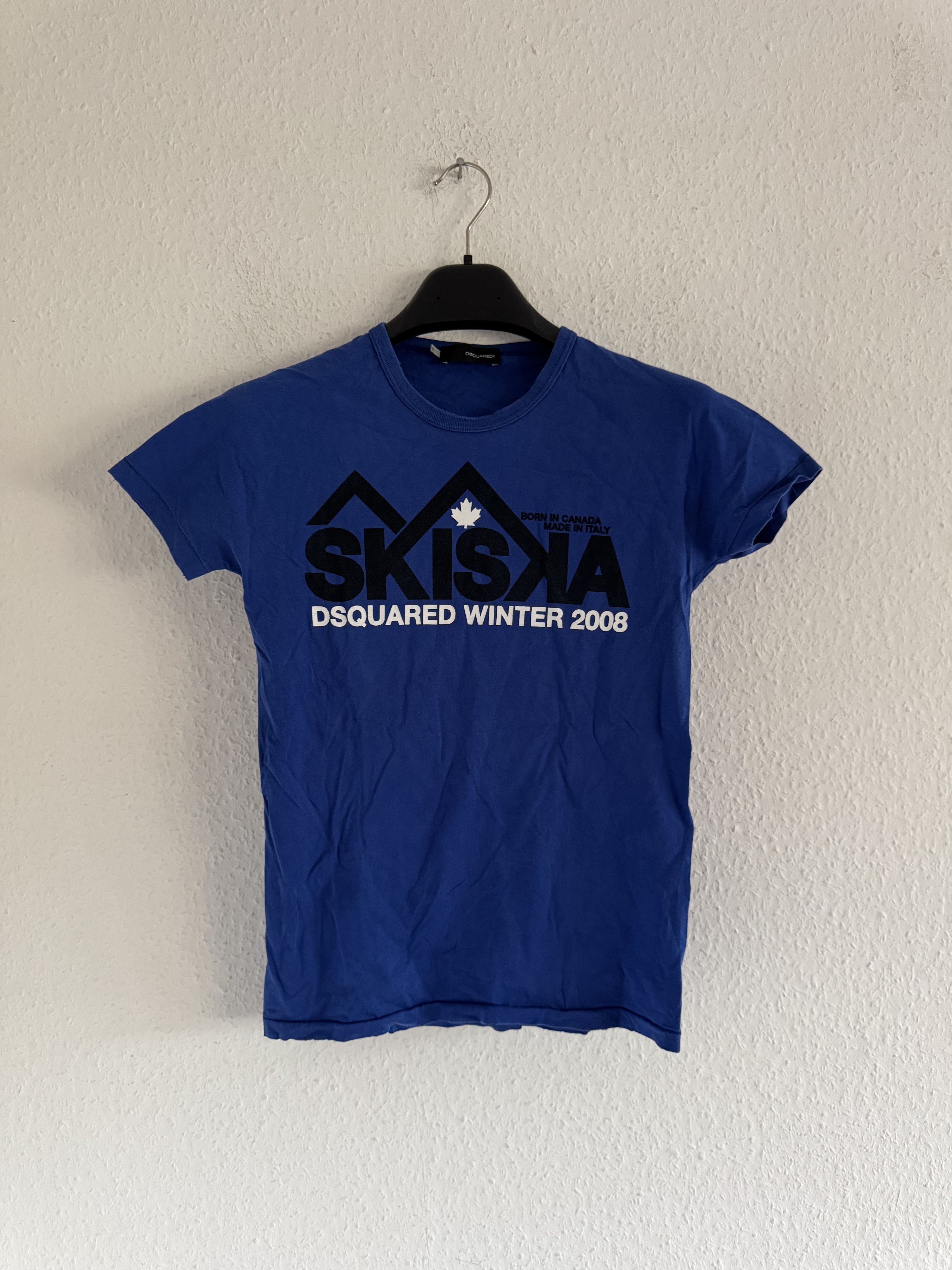 Dsquared2 SKI SKA Winter 2008 Cropped Graphic T-Shirt Size US S / EU 44-46 / 1 - 1 Thumbnail