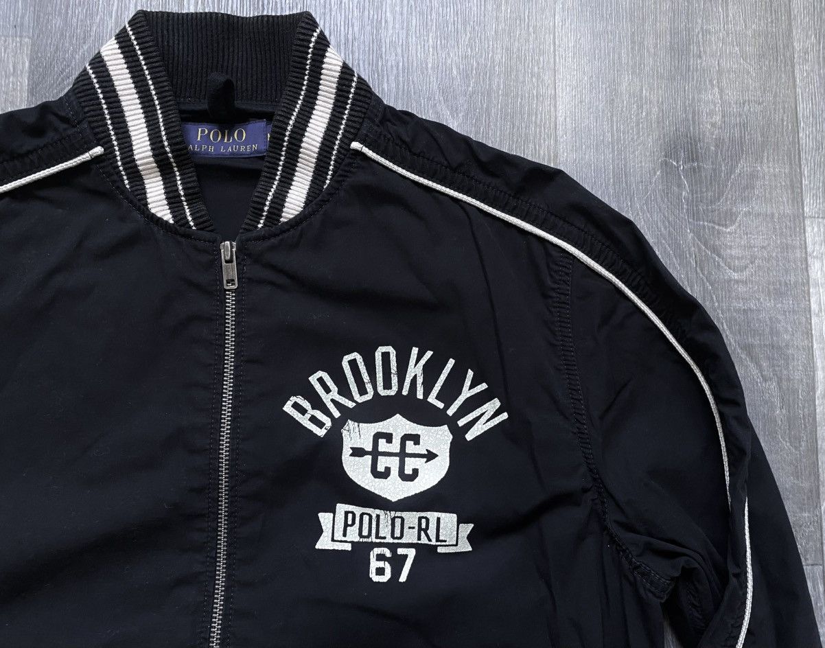 Polo Ralph Lauren Polo Ralph Lauren RL Brooklyn 67 Black Bomber College Jacket Size US M / EU 48-50 / 2 - 8 Thumbnail
