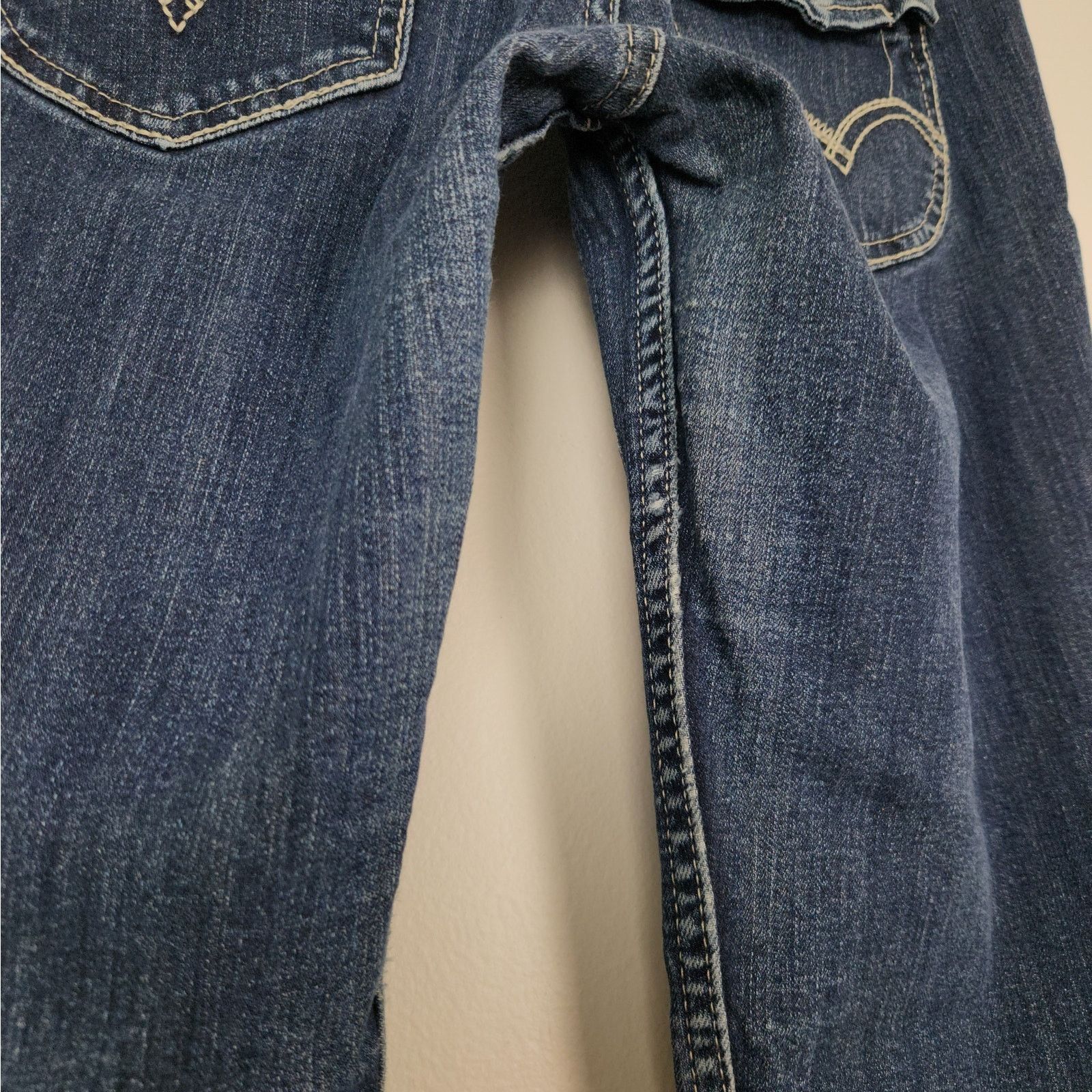 Levi's 2000s 524 Super Low Levi's Jeans Straight Dark Wash 9 Size 32" / US 10 / IT 46 - 8 Thumbnail