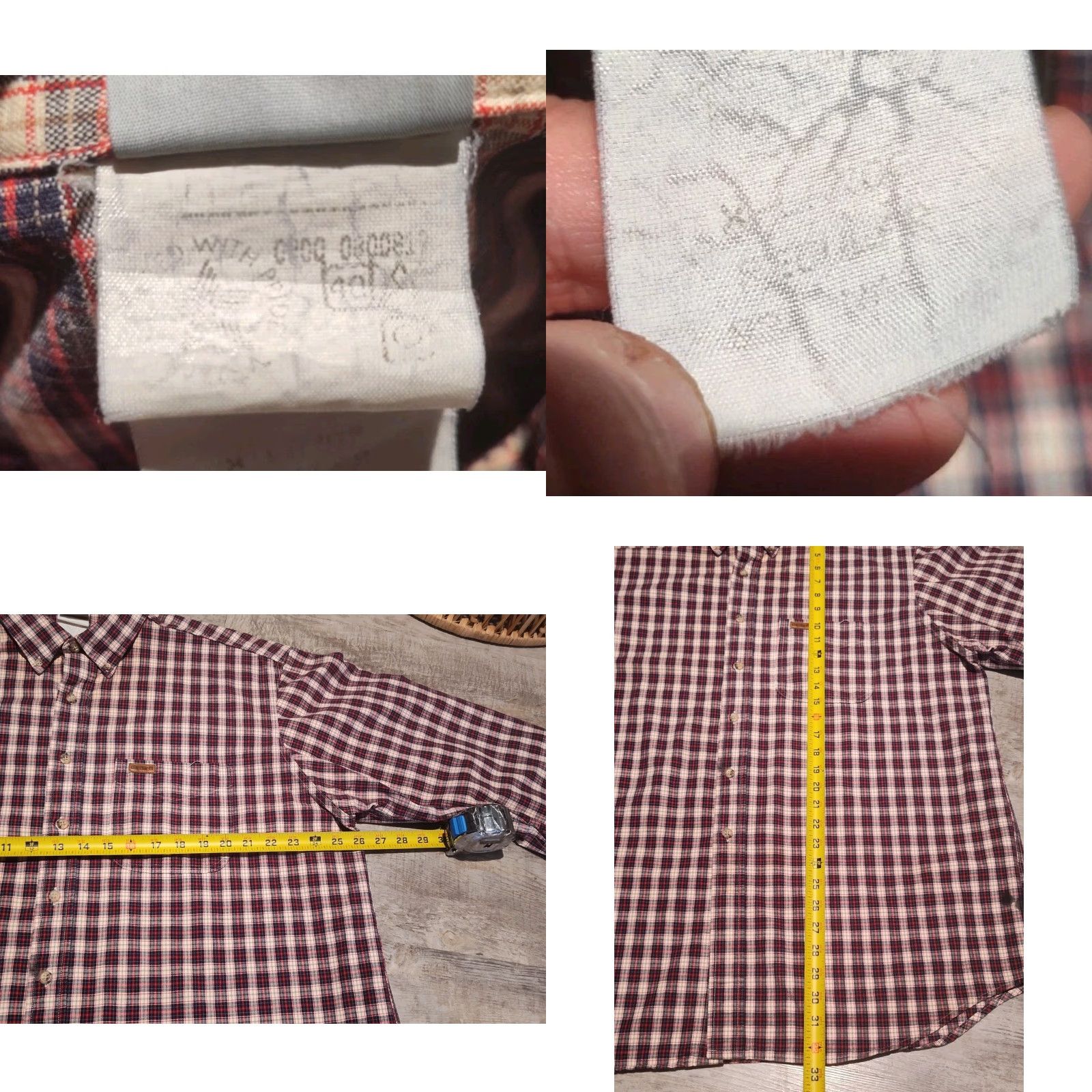 Carhartt VINTAGE Carhartt Flannel Shirt Men XL Plaid Heavyweight Button-Down USA Made Red 90s Grunge Outdoor Mens Size US XL / EU 56 / 4 - 8 Thumbnail