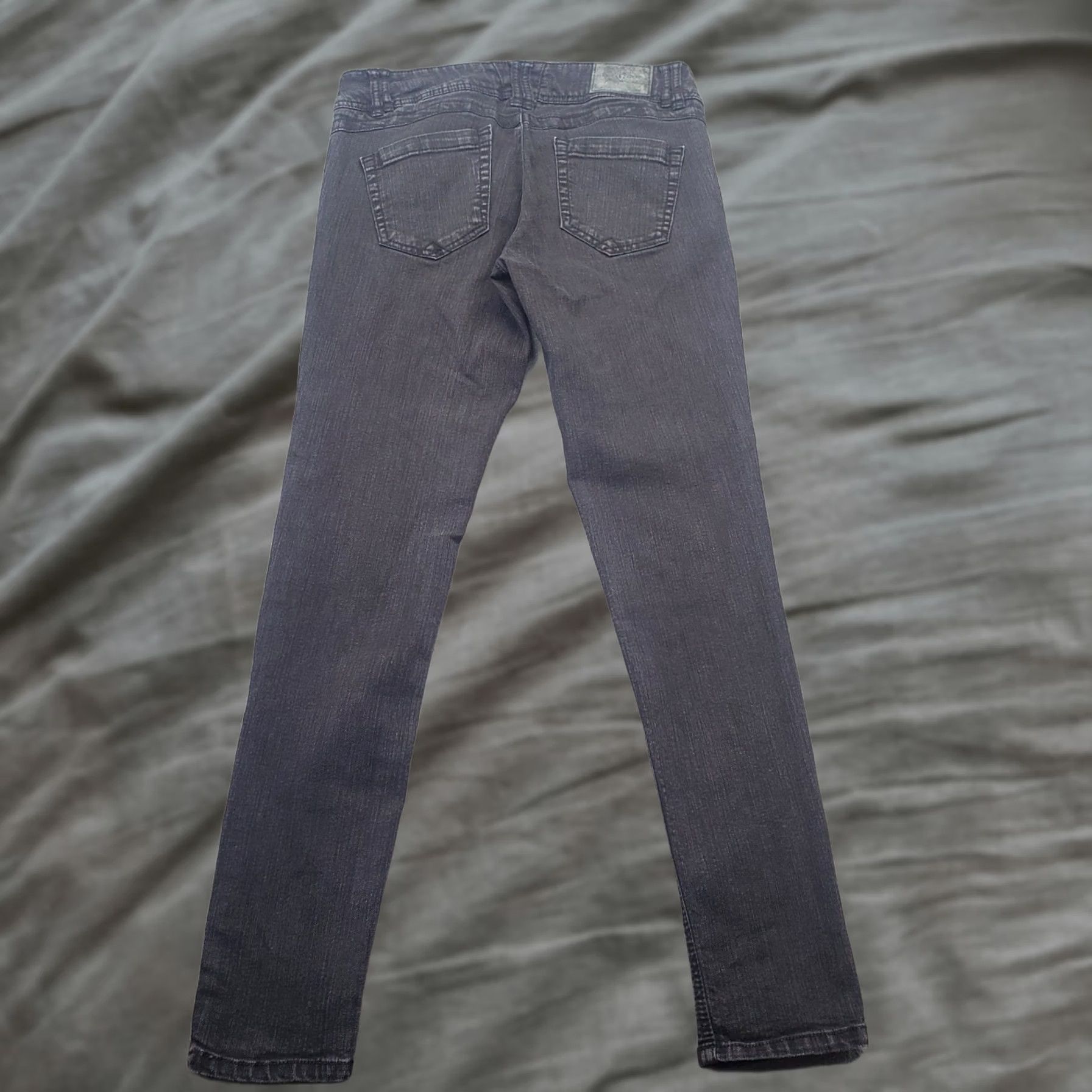 Vintage Wit & Wisdom Skinny Jeans Womens 8 Black Denim Slim Streetwear 5-Pocket Size 30" / US 8 / IT 44 - 1 Thumbnail