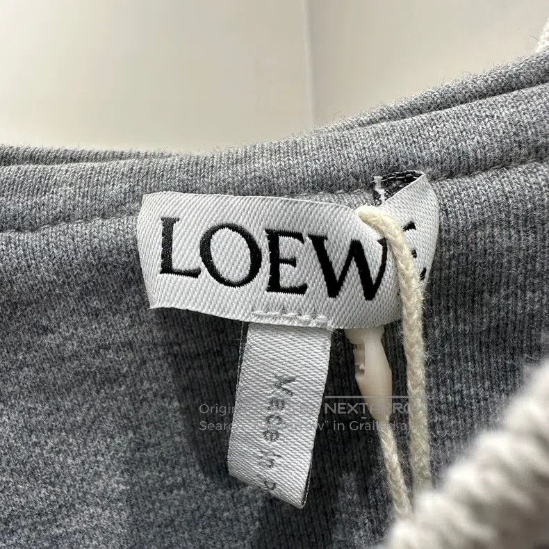 Loewe Loewe Logo Embroidered Hooded Sweatshirt Size M / US 6-8 / IT 42-44 - 3 Thumbnail