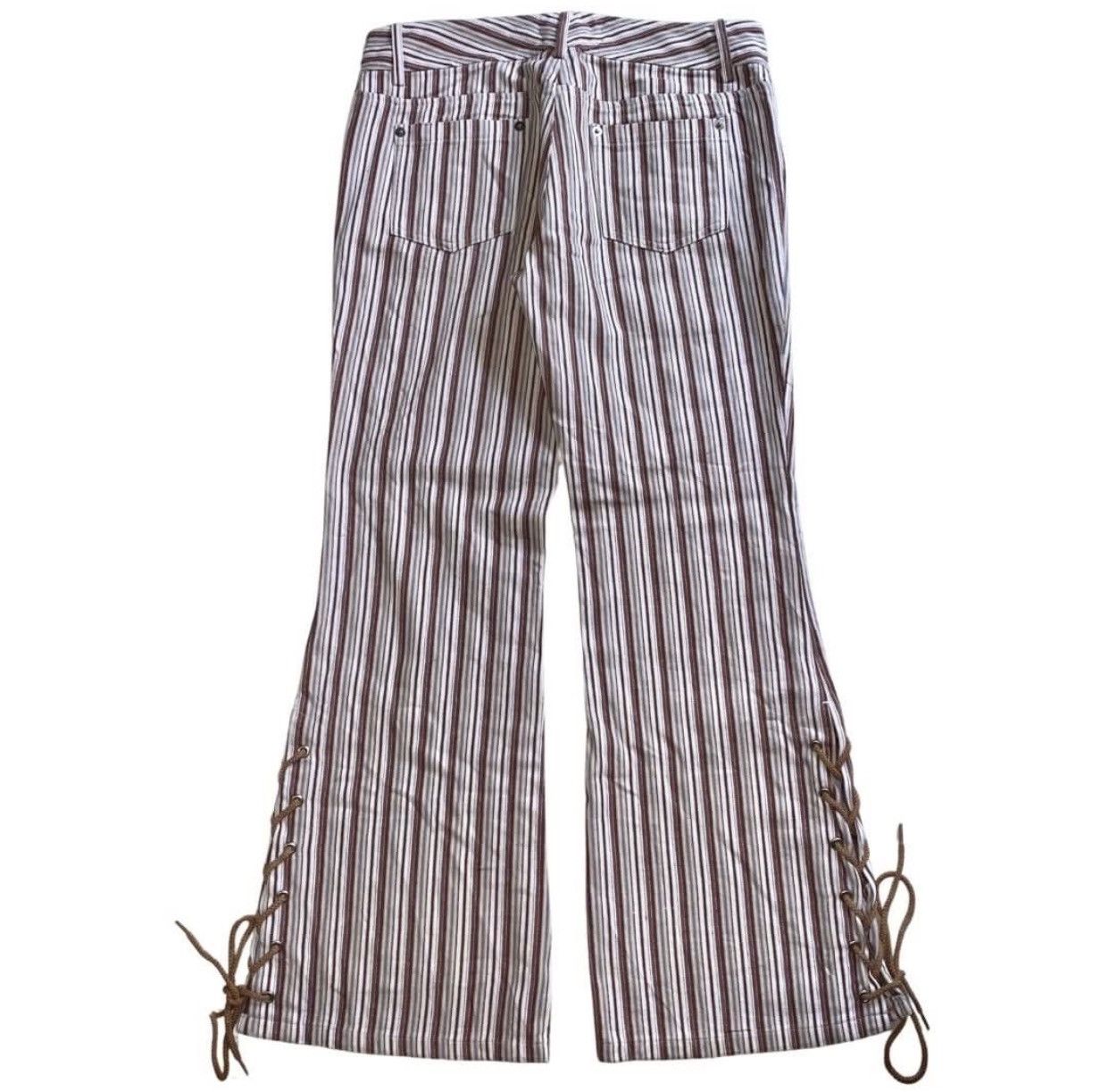 Tornado Mart Tornado Mart Laceup Flared Pants Size US 28 / EU 44 - 3 Thumbnail