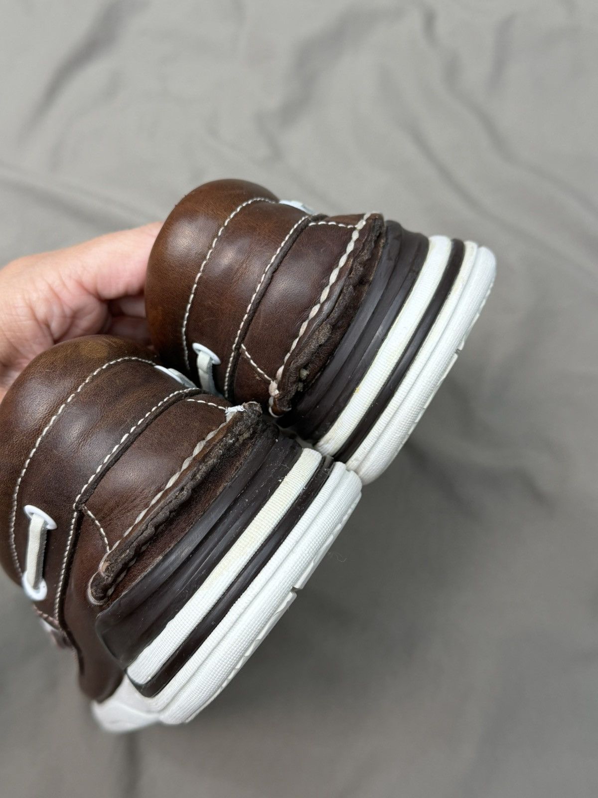 Visvim VISVIM Americana Deck Folk Leather Shoes size 9.5 Size US 9.5 / EU 42-43 - 6 Thumbnail