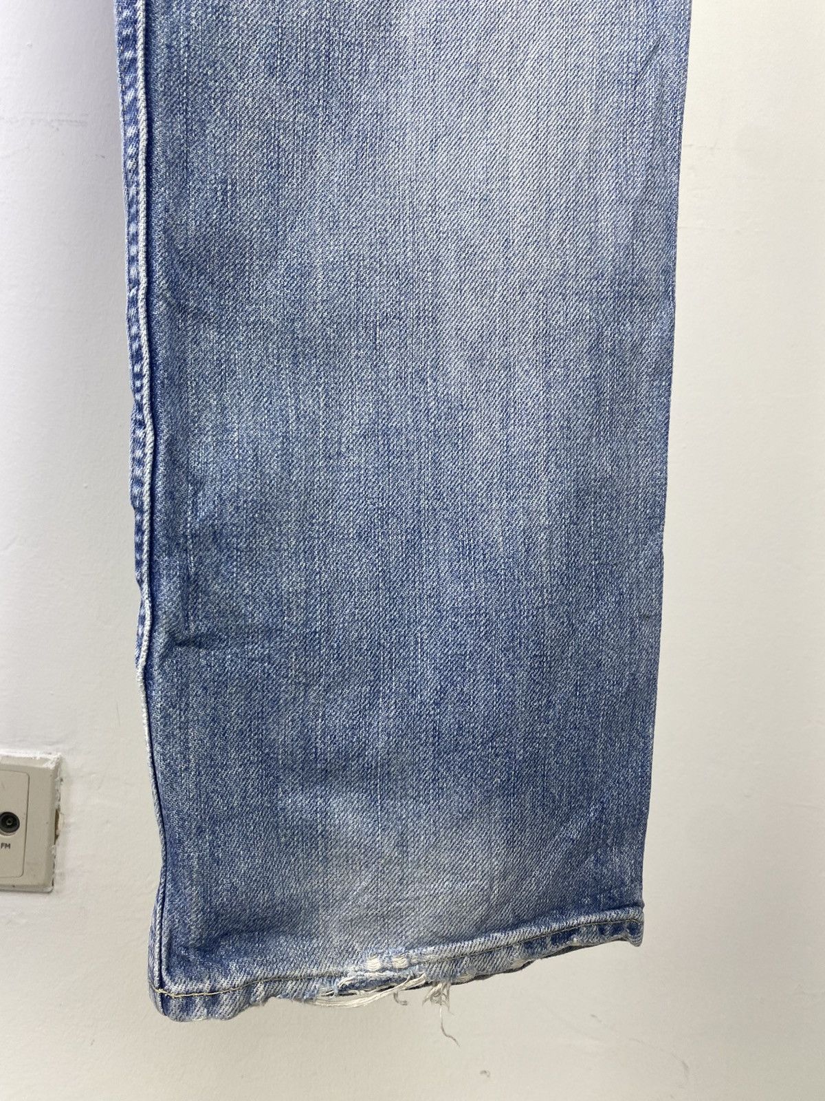 Polo Ralph Lauren Polo Ralph Lauren Distressed Slim Straight Denim Japan Size US 32 / EU 48 - 20 Thumbnail