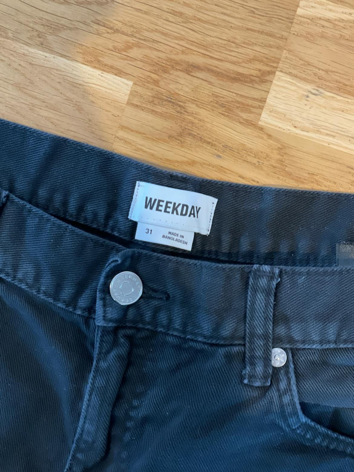Weekday Weekday - Black Jeans Size US 31 - 2 Thumbnail