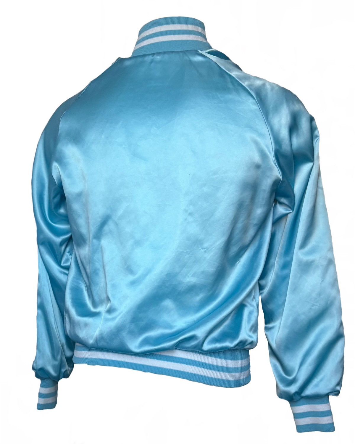 Playboy Satin Varsity Bomber Westark USA Sz M Vintage Playboy Jacket Size US M / EU 48-50 / 2 - 4 Thumbnail
