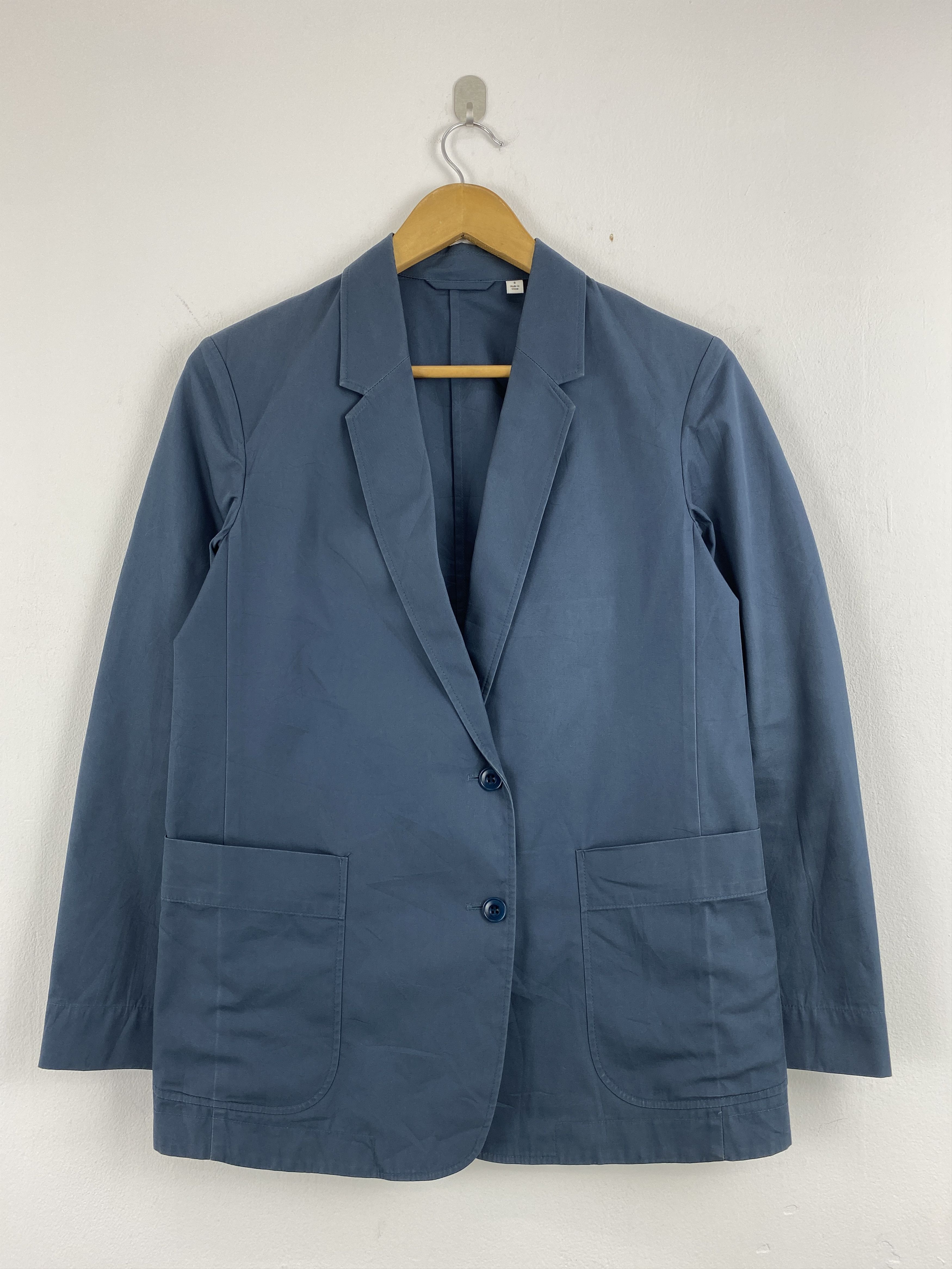 Lemaire × Uniqlo Lemaire x Uniqlo Coat Blazer Suit Jacket Blue JA0113 Size US S / EU 44-46 / 1 - 1 Thumbnail