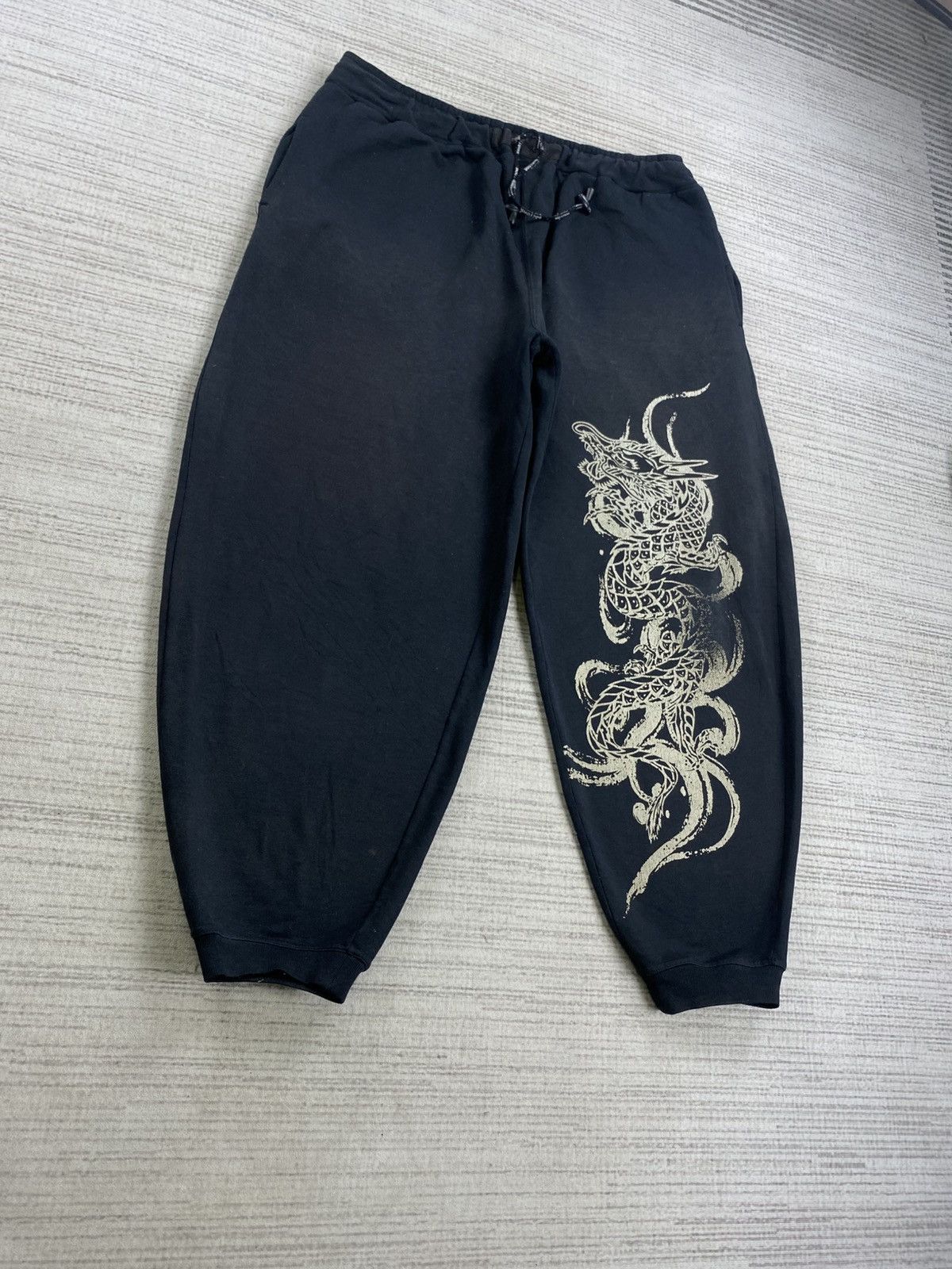 Dogtown Vintage Dog Town Cross Logo Sukajan Dragon Baggy Pants Size US 39 - 3 Thumbnail