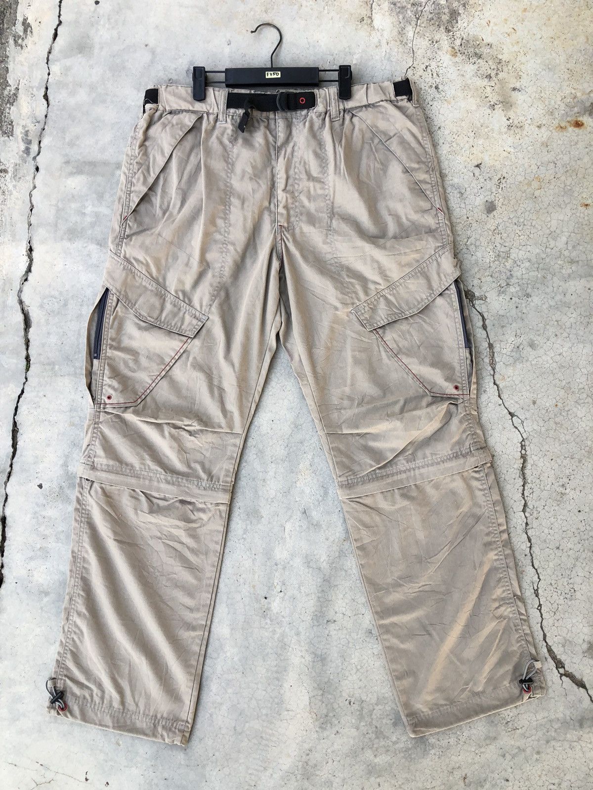 Designer Japanese Brand Cargo Pants 8 Pocket Free Style Size US 34 / EU 50 - 2 Thumbnail
