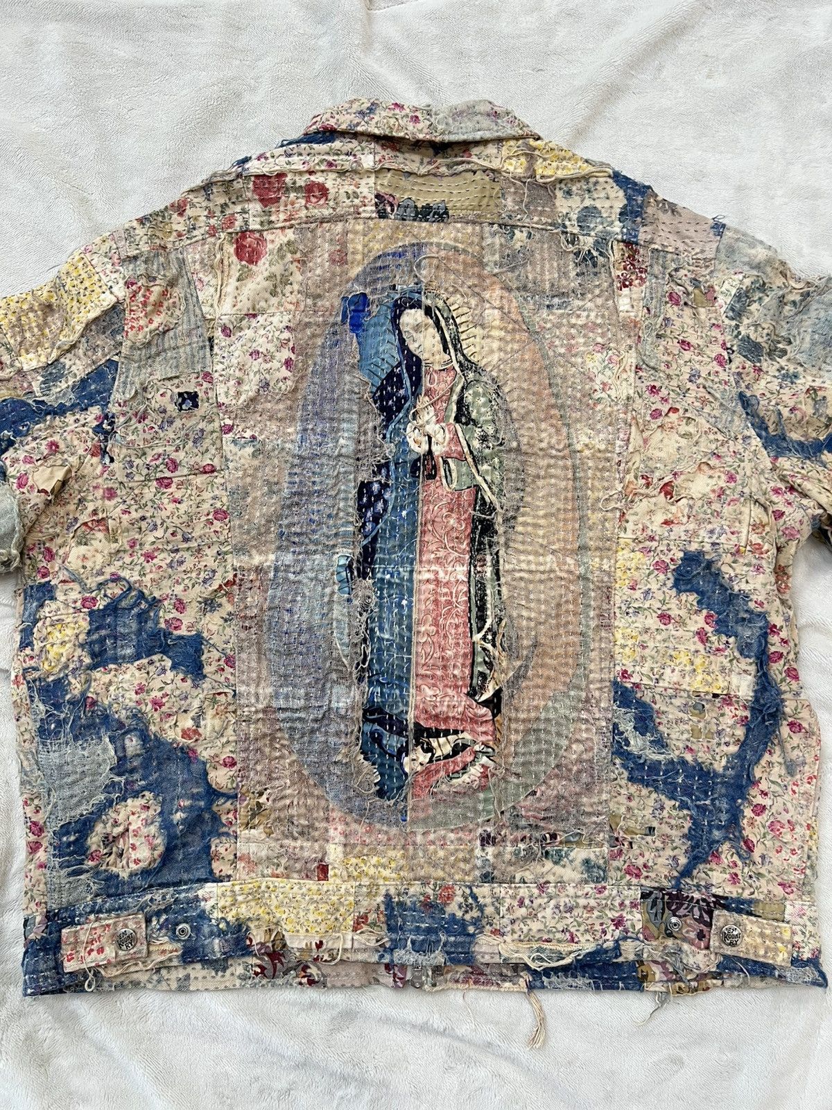Kapital Kapital Champetre Boro Zip Up Blouson (Virgin Mary) Size US M / EU 48-50 / 2 - 23 Thumbnail