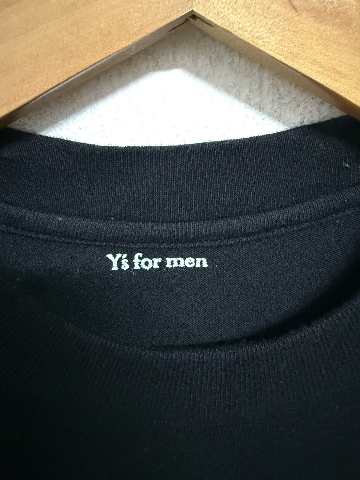 Y's for Men Y’s For Men Yohji Yamamoto Plain Black Tshirt Size US M / EU 48-50 / 2 - 4 Thumbnail