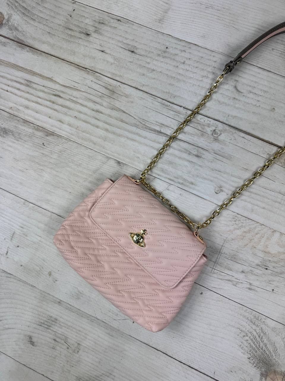 Vivienne Westwood Vivienne Westwood Shoulders Bag Logo Orb Pink Size ONE SIZE - 3 Thumbnail