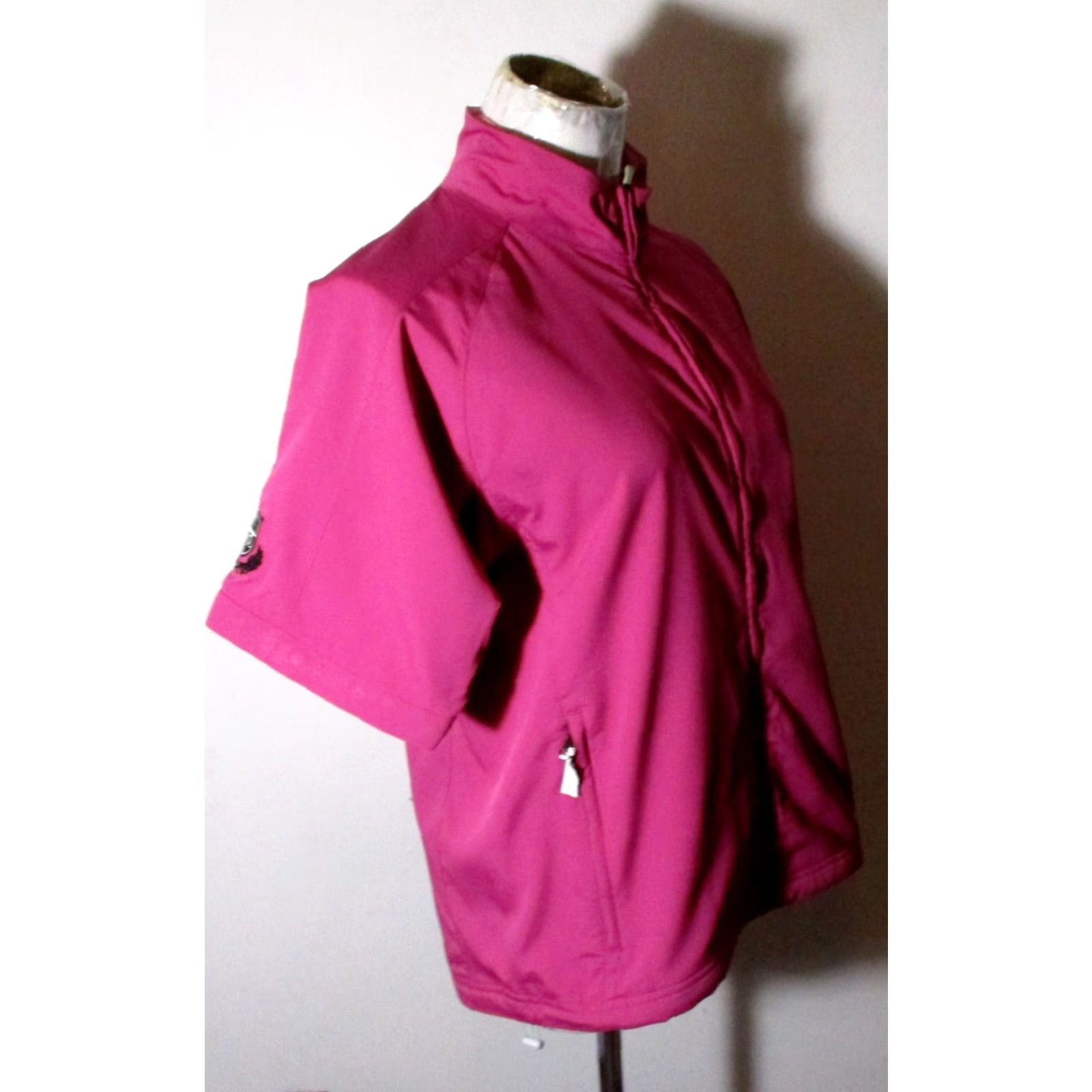 Adidas ADIDAS Women's Warm-Up Jacket Full Zip Athletic NWT S Dahlia Posie Black? (Color: Dahlia Posie) - 95.00 Size S / US 4 / IT 40 - 3 Thumbnail