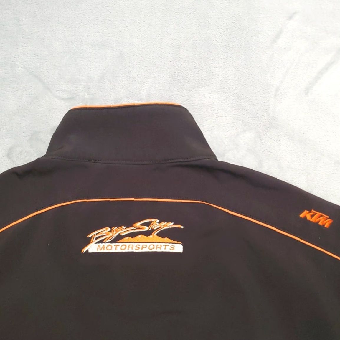 Vintage KTM Jacket Mens M Black Softshell Zip Up Big Sky Motorsports Racing Motorcycle Shirt Size US M / EU 48-50 / 2 - 7 Thumbnail