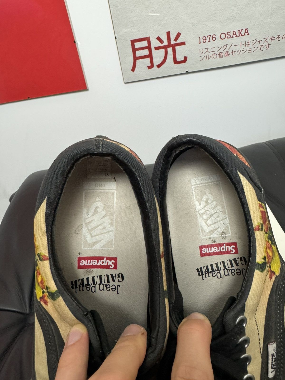 Vans Vans Era Pro Supreme Jean Paul Gaultier Beige Rose JPG Size US 11 / EU 44 - 3 Thumbnail