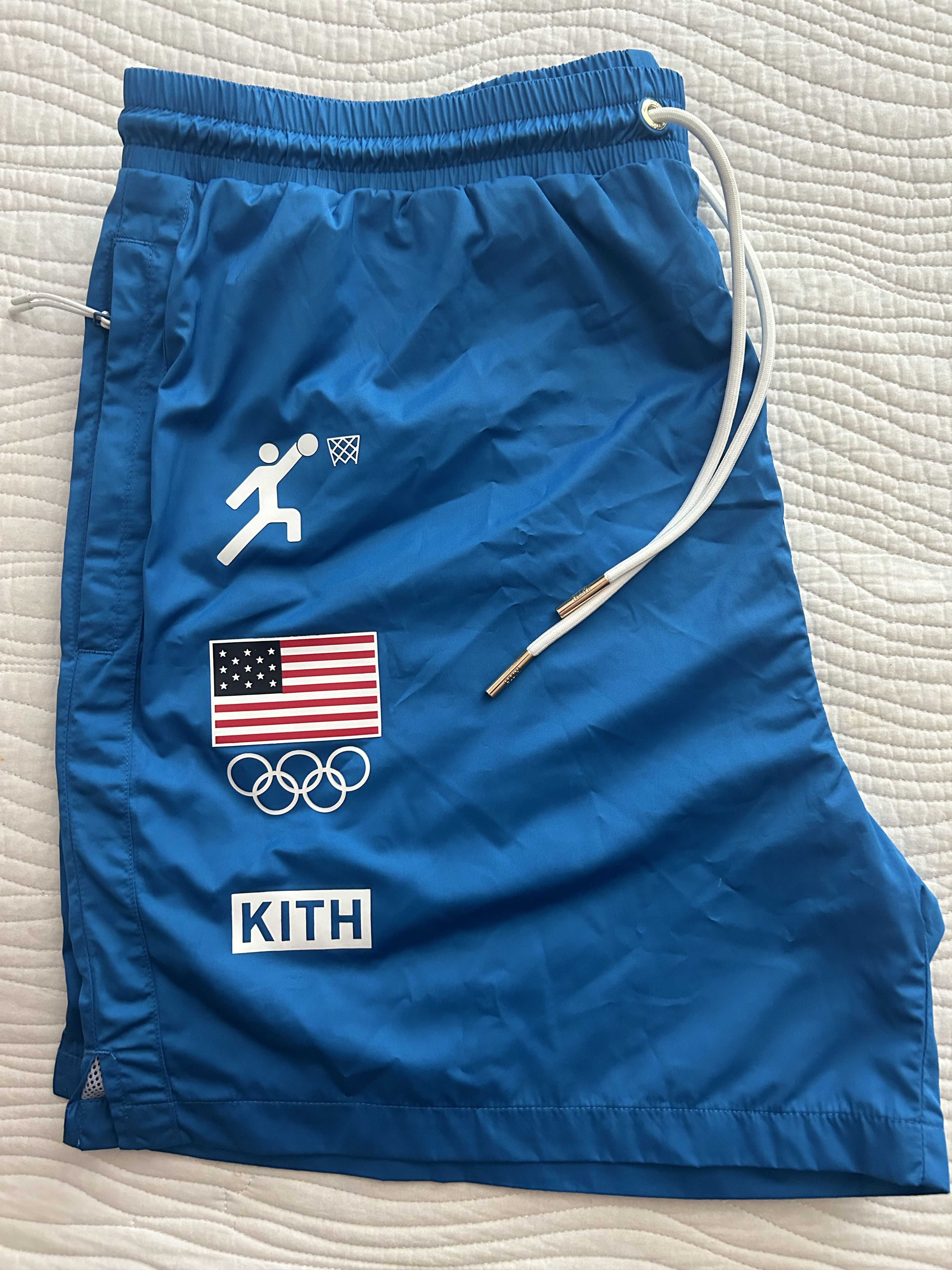 Kith × Usa Olympics Kith x USA Olympic Basketball Shorts | Grailed