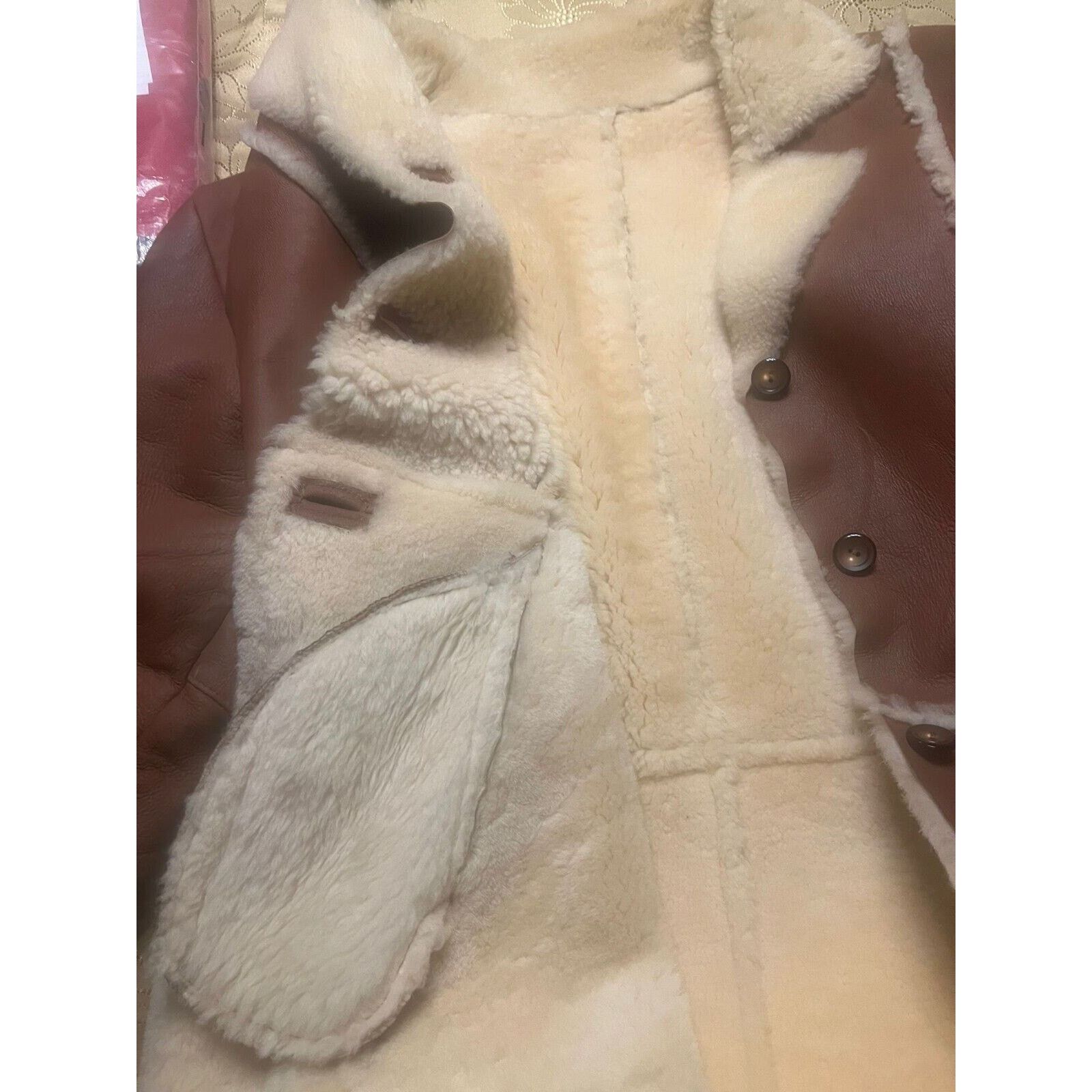 Excelled Excelled Leather Jacket Size XL Sheepskin Brown Shearling Size US XL / EU 56 / 4 - 5 Thumbnail