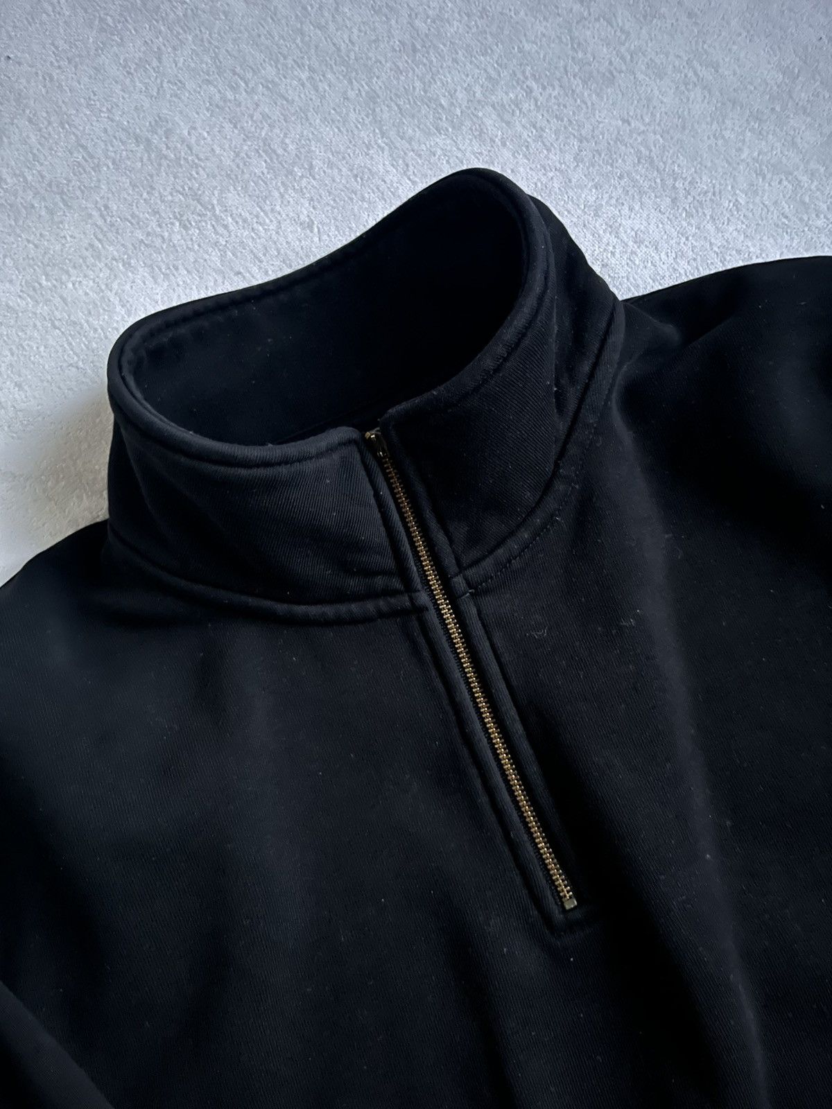 Carhartt Carhartt 1/3 Zip Sweatshirt Black – Logo Sleeve – Size L/XL Size US XL / EU 56 / 4 - 6 Thumbnail