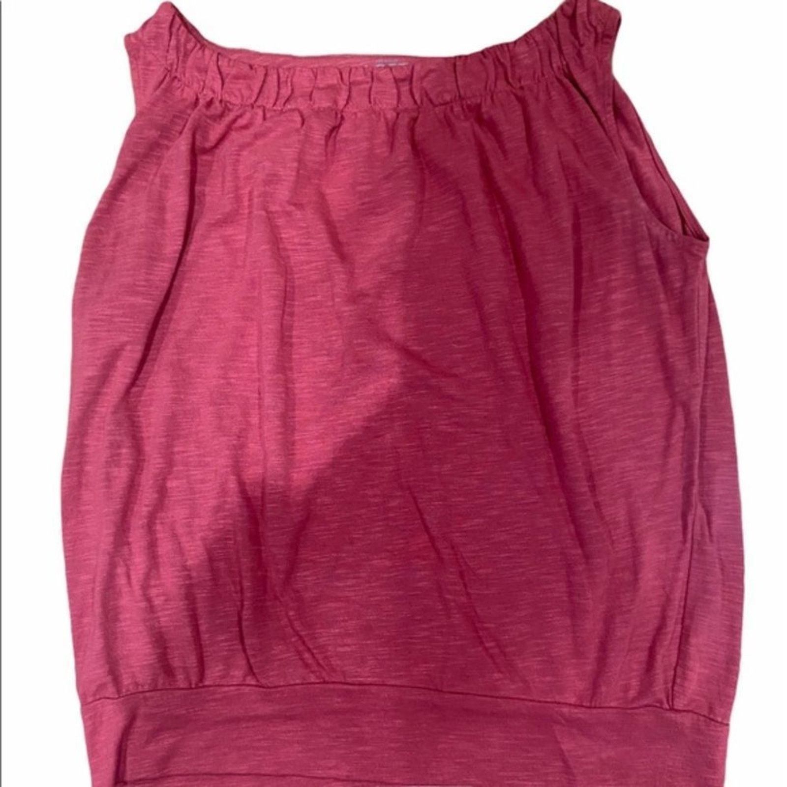 Loft LOFT Women's Magenta Balloon Sleeveless Soft Top Sz S Size S / US 4 / IT 40 - 3 Thumbnail