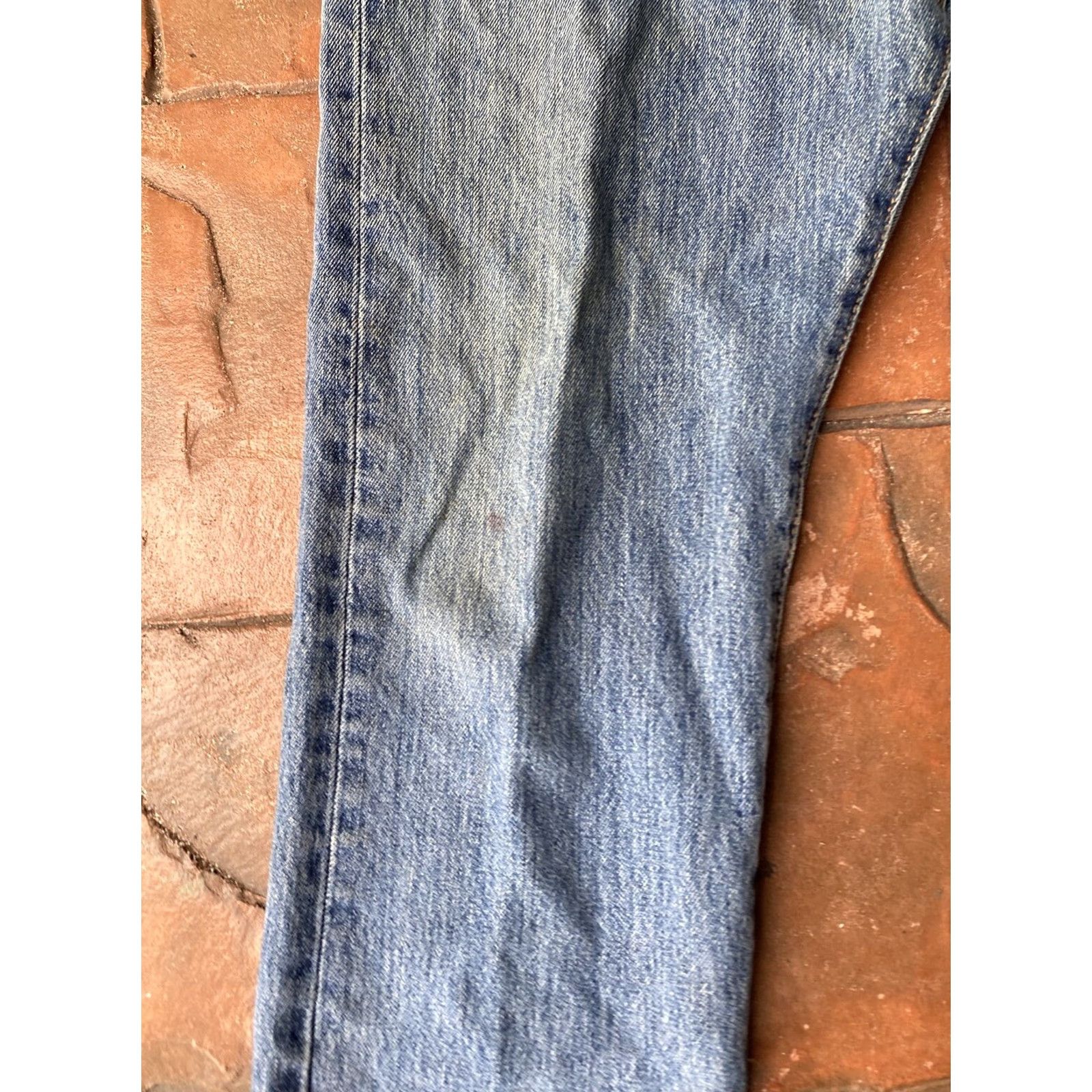 Levi's Levi's 501 Jeans Straight Leg Regular 33x30 Blue Denim Button Fly Mens Regular Fit Vintage: No Size US 33 - 5 Thumbnail
