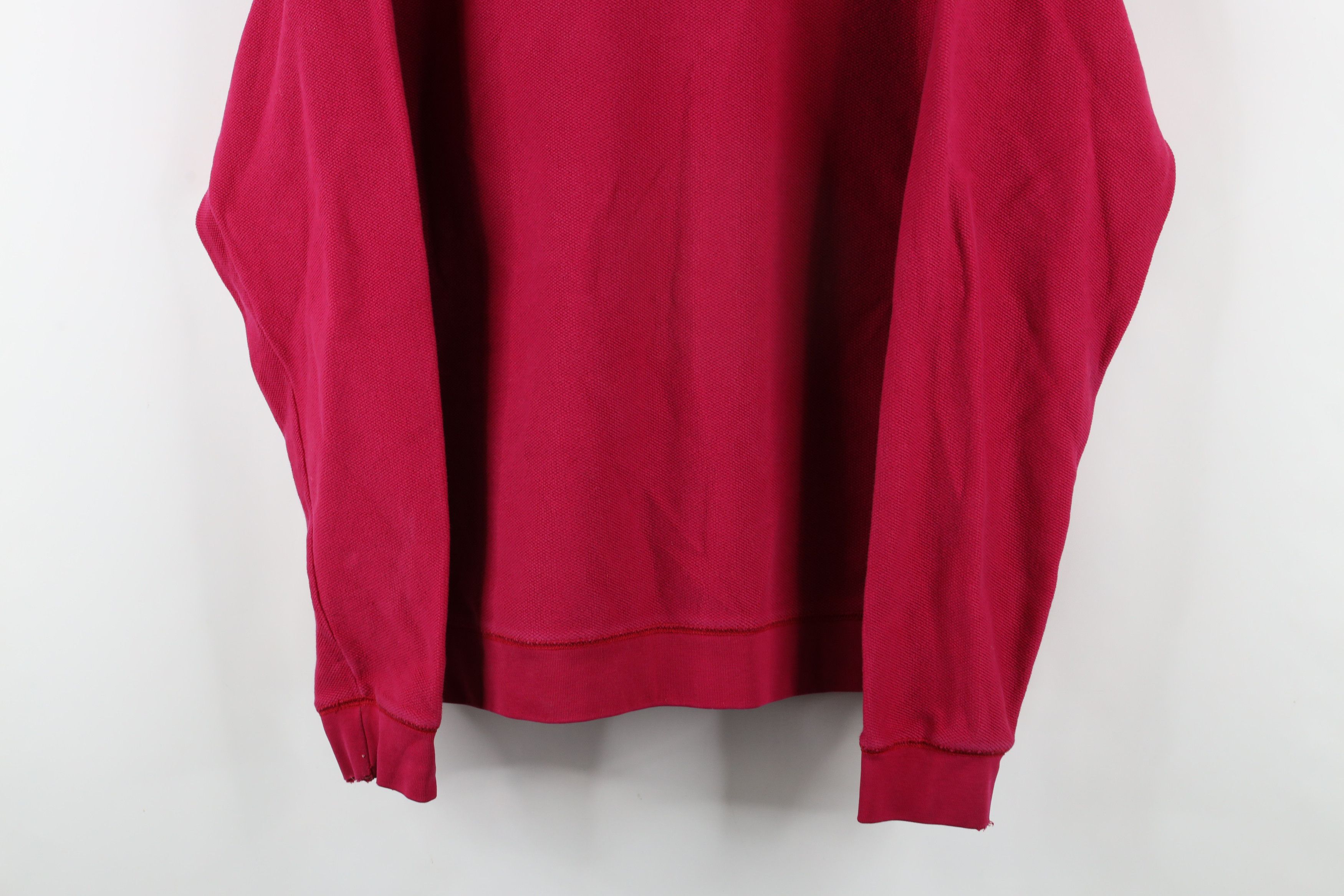 Lands' End × Vintage Vintage 90s Lands End Heavy Tight Weave Knit Sweater Pink Size US M / EU 48-50 / 2 - 3 Thumbnail