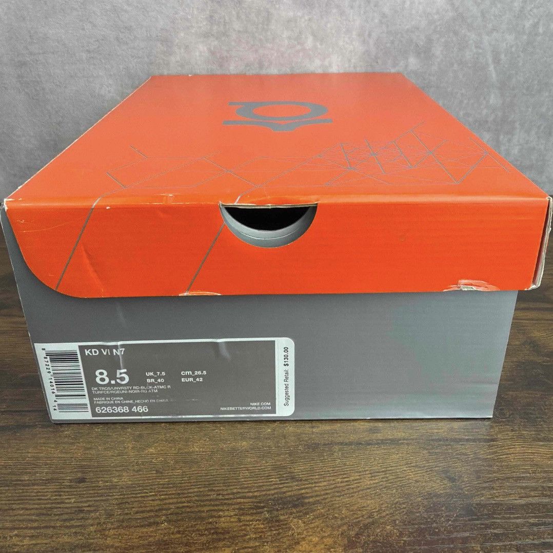 Nike Nike KD 6 N7 Size 8.5 626368-466 Blue Multicolor Basketball Size US 8.5 / EU 41-42 - 9 Thumbnail