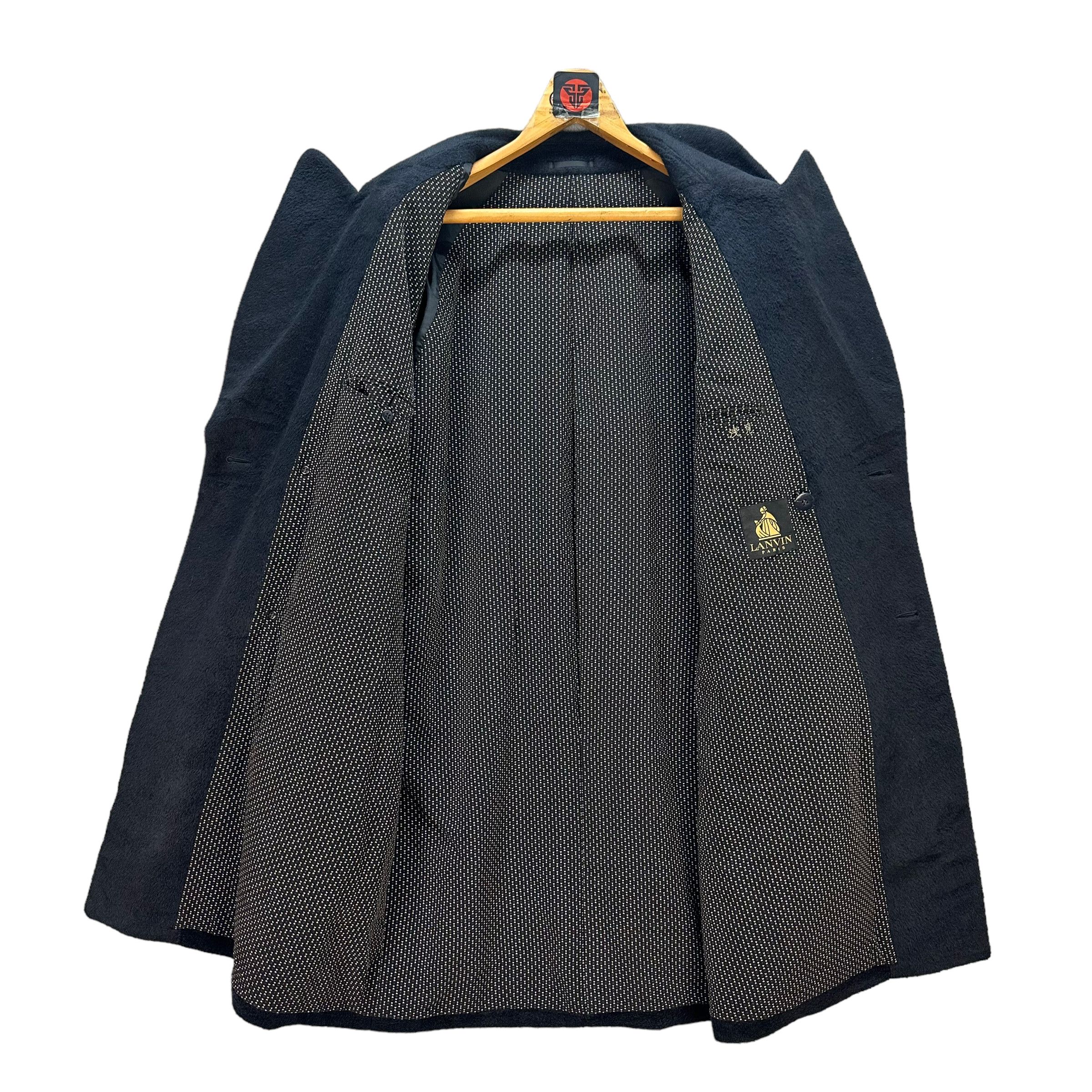Lanvin LANVIN PARIS WOOL DOUBLE BREASTED LONG COAT #7590-155 Size US L / EU 52-54 / 3 - 6 Thumbnail