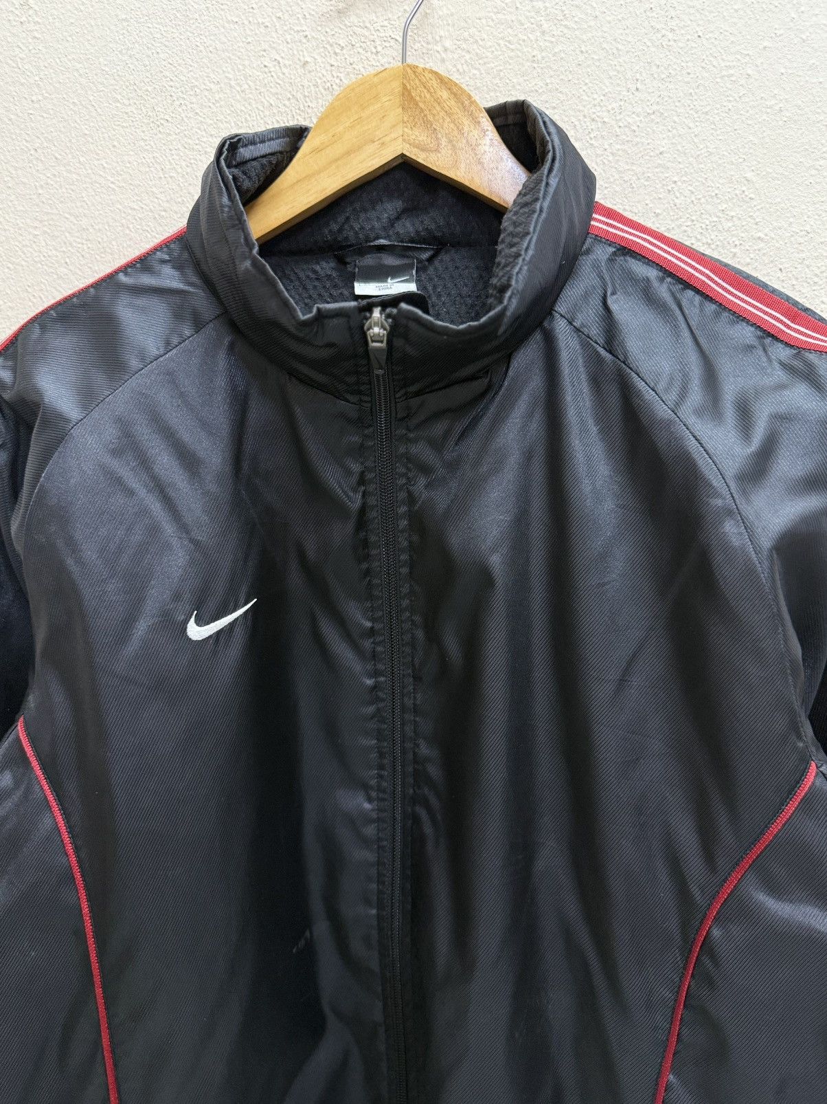 Nike Vintage Nike Swoosh Double Brested Windbreaker Jacket Size US XL / EU 56 / 4 - 16 Thumbnail
