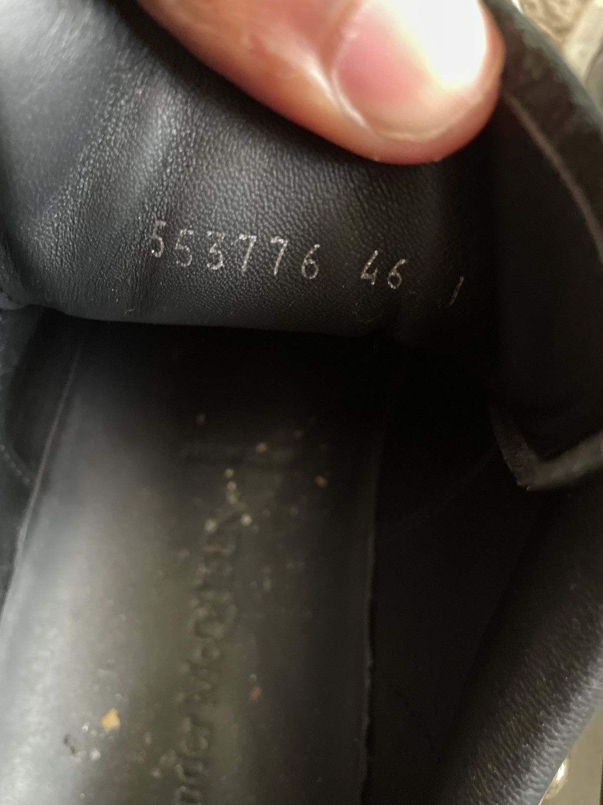 Alexander McQueen Black Studded Alexander McQueen Sneaker Size US 12 / EU 45 - 15 Thumbnail