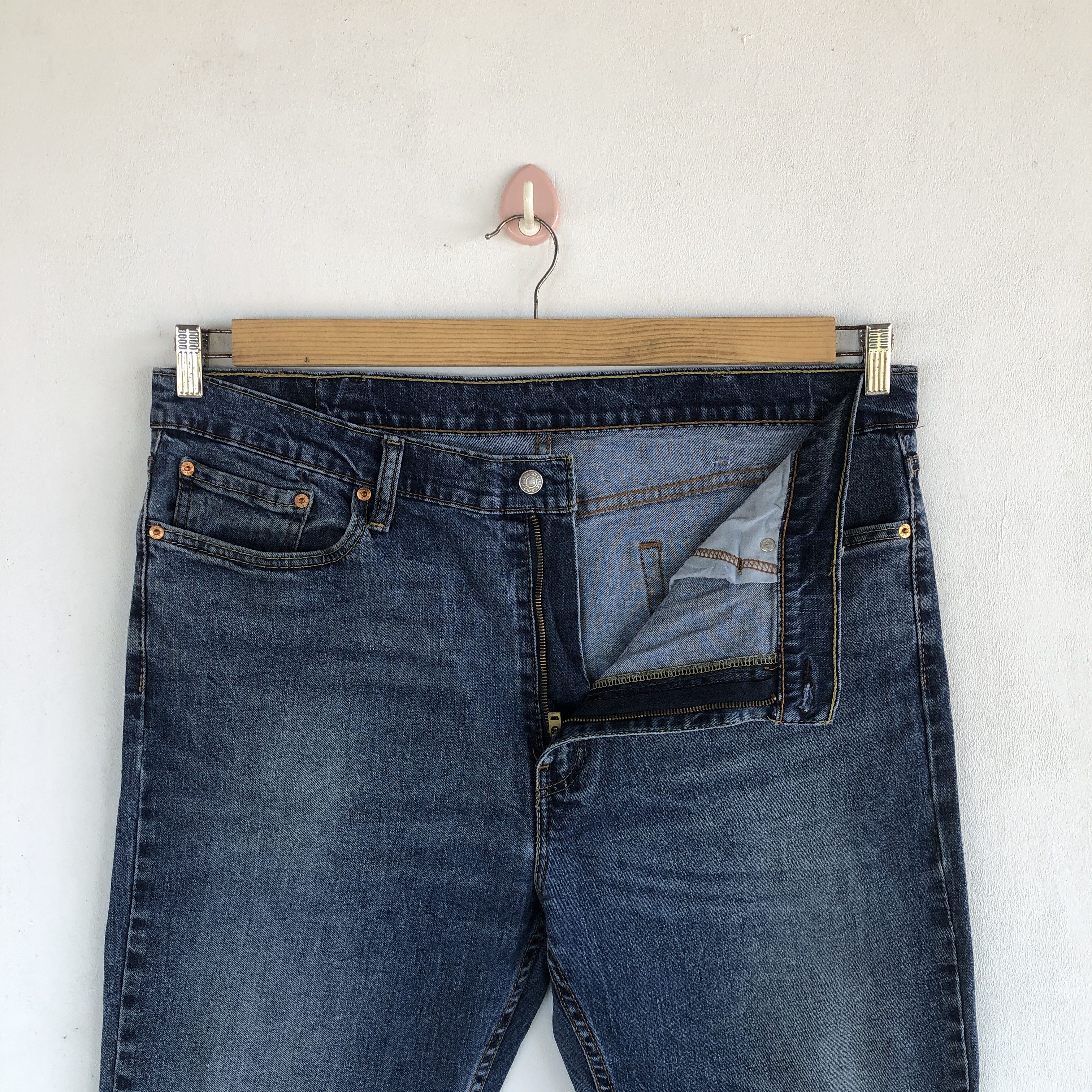 Levi's Vintage Y2K Levis Faded Jeans Levi's 514 Light Wash Denim Size US 38 / EU 54 - 5 Thumbnail