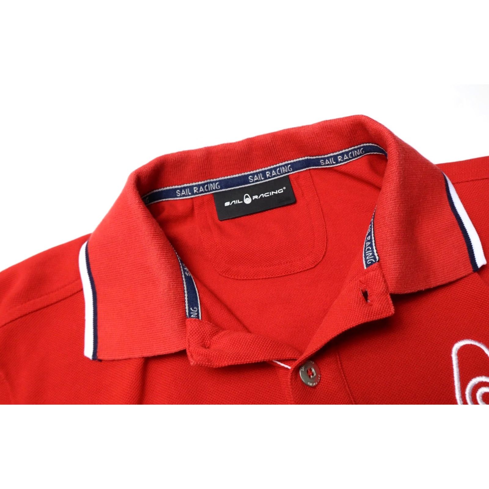 Vintage SAIL RACING Grinder Polo T-Shirt SMALL Red Collared Short Sleeve Men's Size US S / EU 44-46 / 1 - 4 Thumbnail