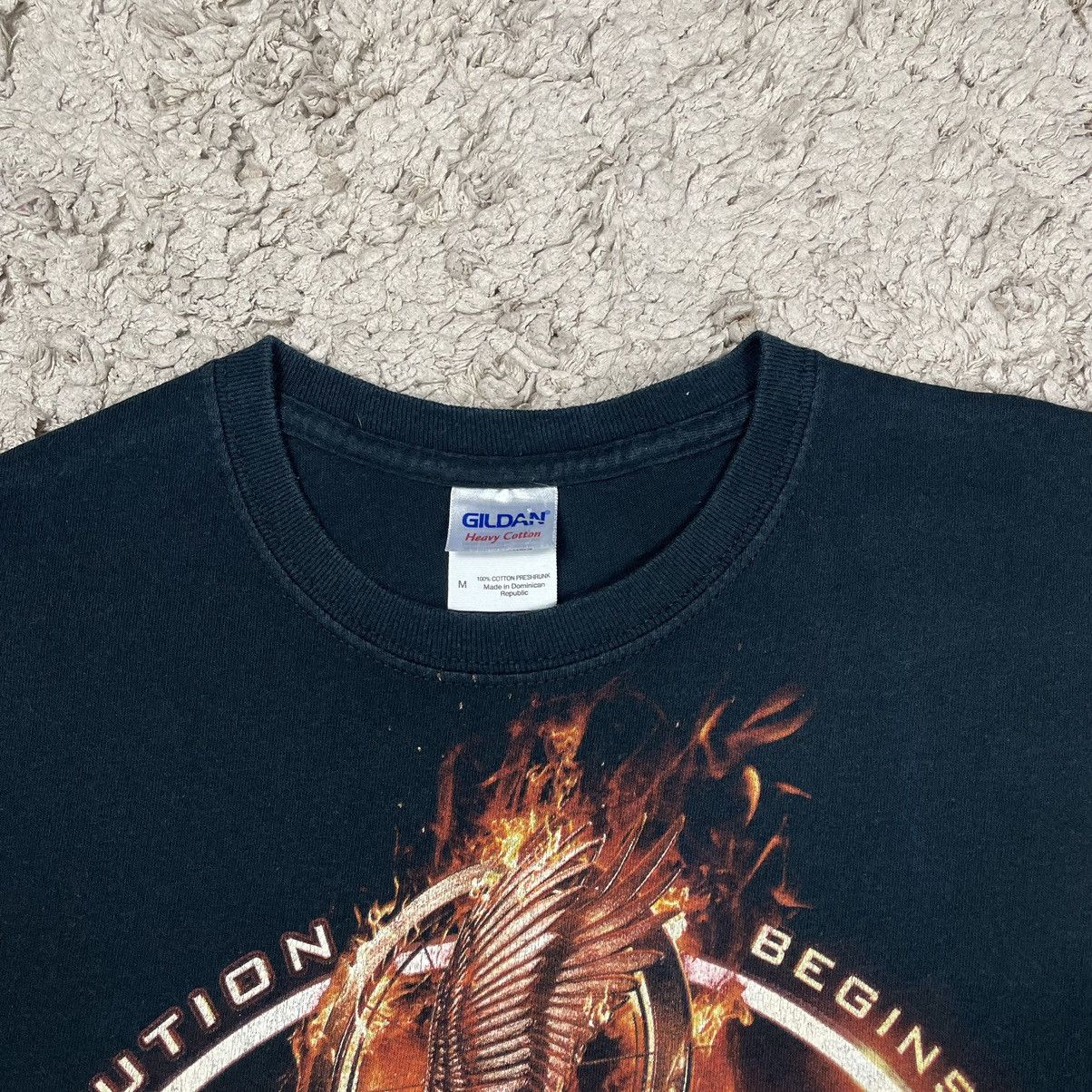 Gildan × Vintage 2013 The Hunger Games Catching Fire T-shirt Size US M / EU 48-50 / 2 - 9 Thumbnail