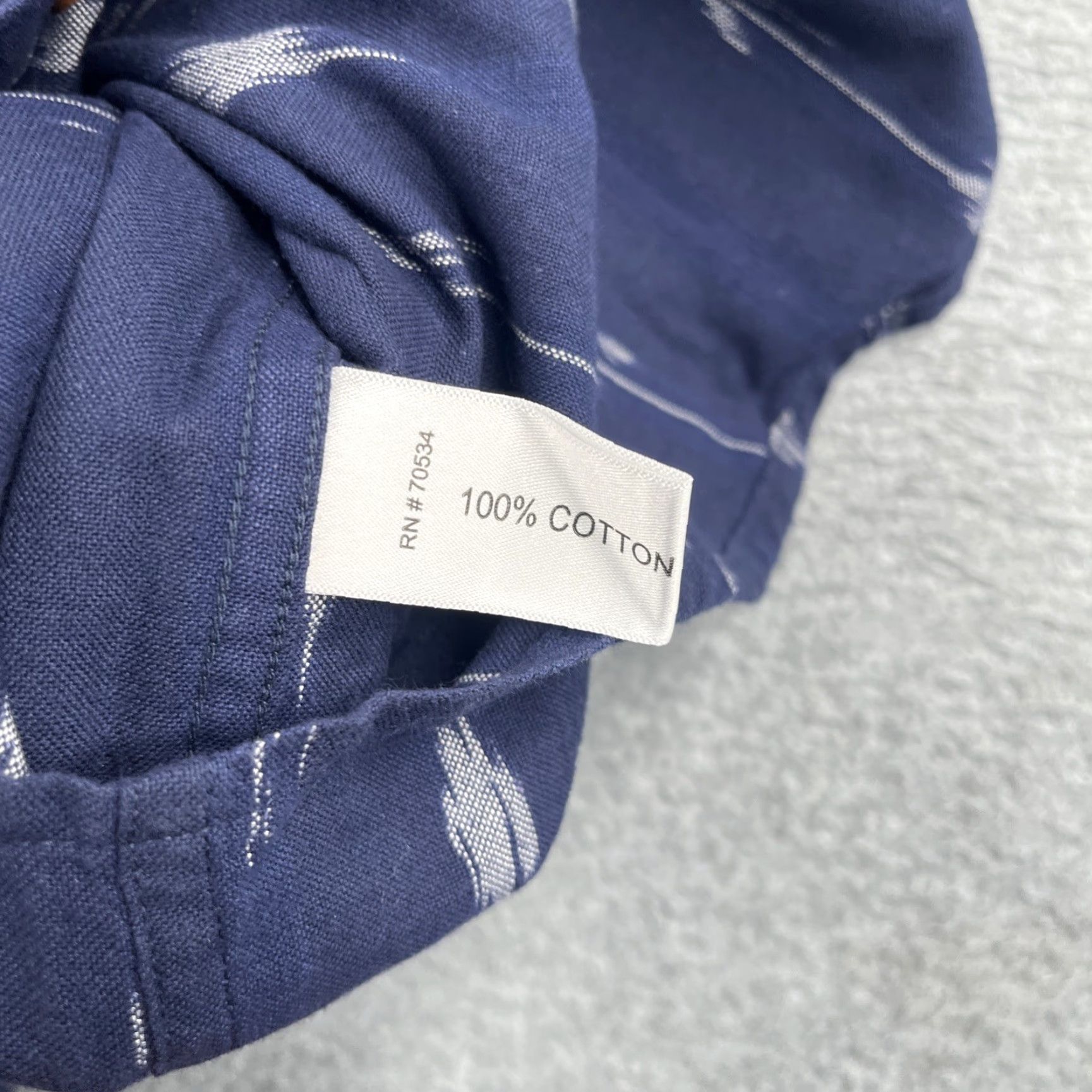 Orvis Orvis Arrow Print Casual Outdoor Shirt M Navy Short Sleeve Button Up Pocket Size US M / EU 48-50 / 2 - 6 Thumbnail