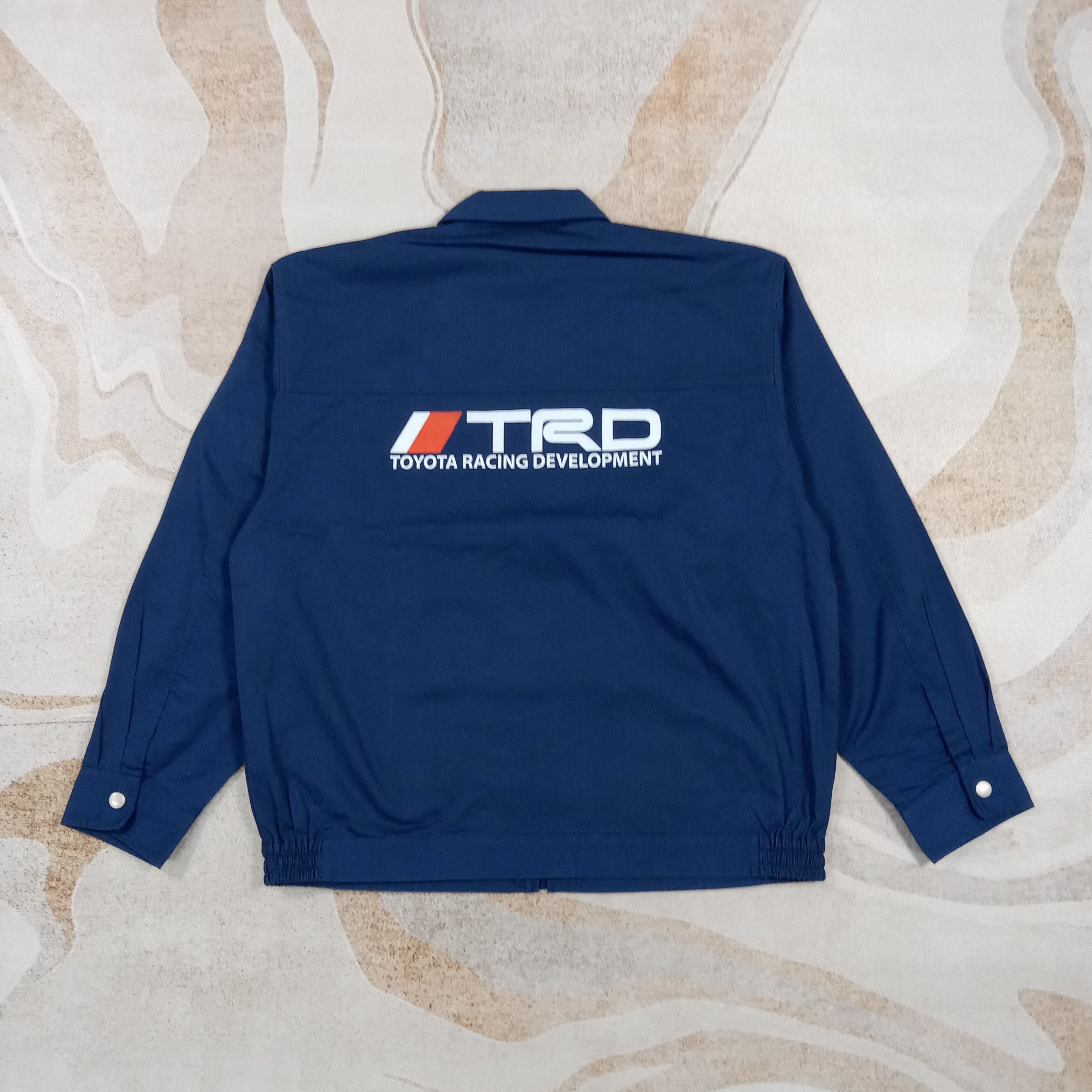 Japanese Brand TRD Toyota Racing Team Custom Logo Jacket C289N9 Size US L / EU 52-54 / 3 - 1 Thumbnail
