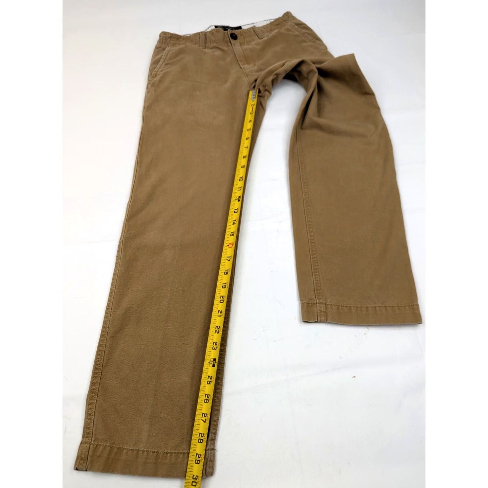 American Eagle Outfitters American Eagle Outfitters Relaxed Straight Denim Pants Men 29x30 Brown Khaki Cordoroy? Size US 29 - 3 Thumbnail