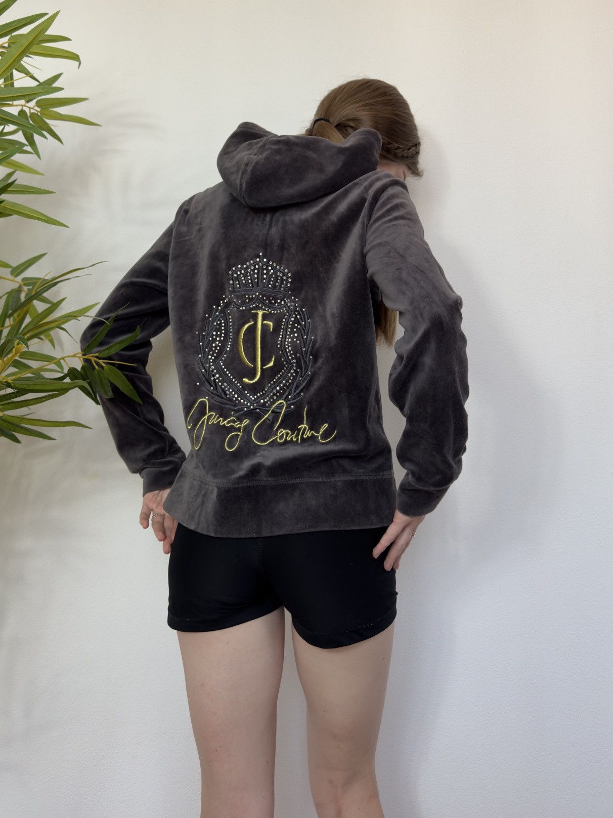 Juicy Couture VINTAGE VELOUR JUICY COUTURE 2000s ZIP UP HOODIE Size L / US 10 / IT 46 - 7 Thumbnail