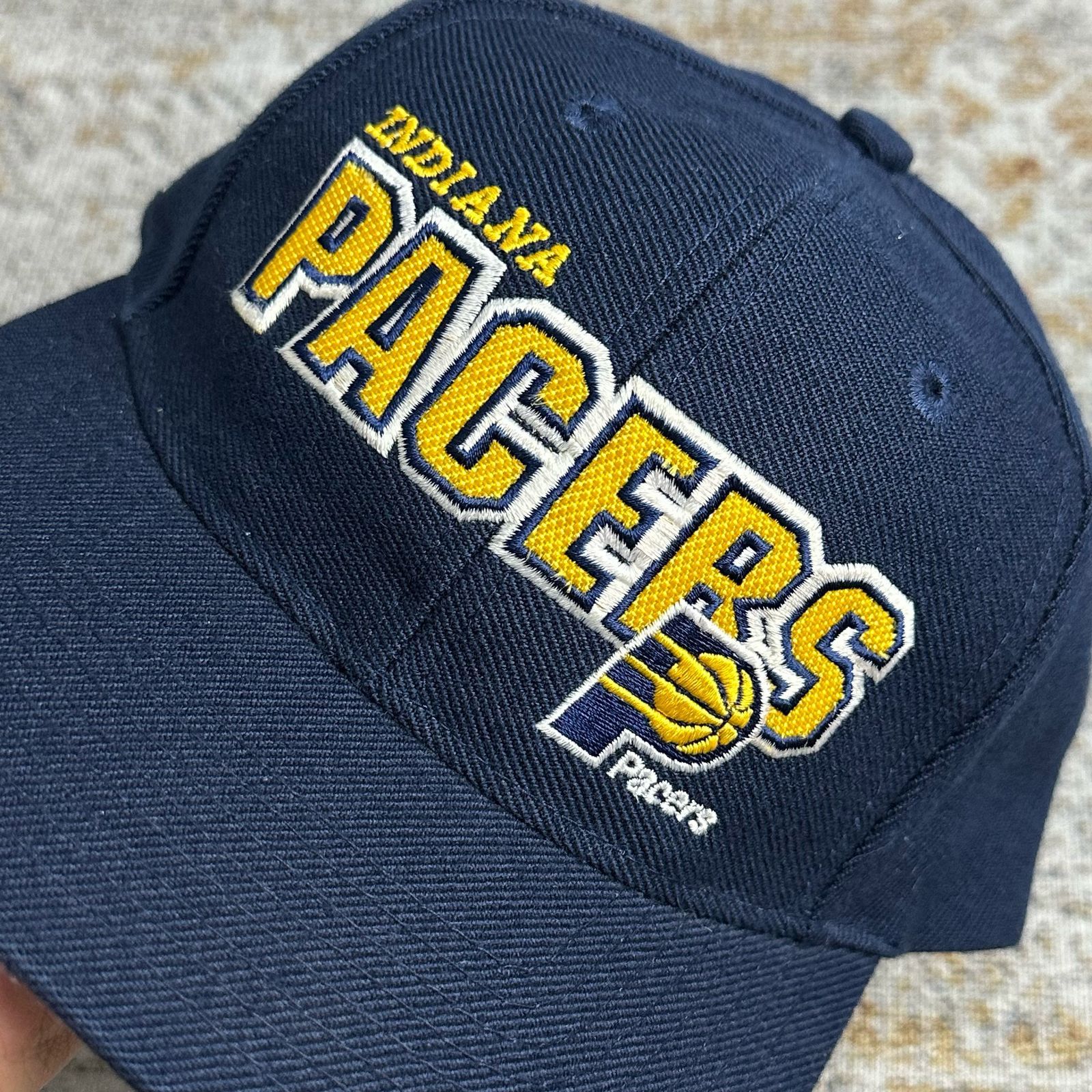 NBA × Sports Specialties × Vintage Vintage 90s Indiana Pacers NBA Hat Sports Specialties Size ONE SIZE - 2 Thumbnail