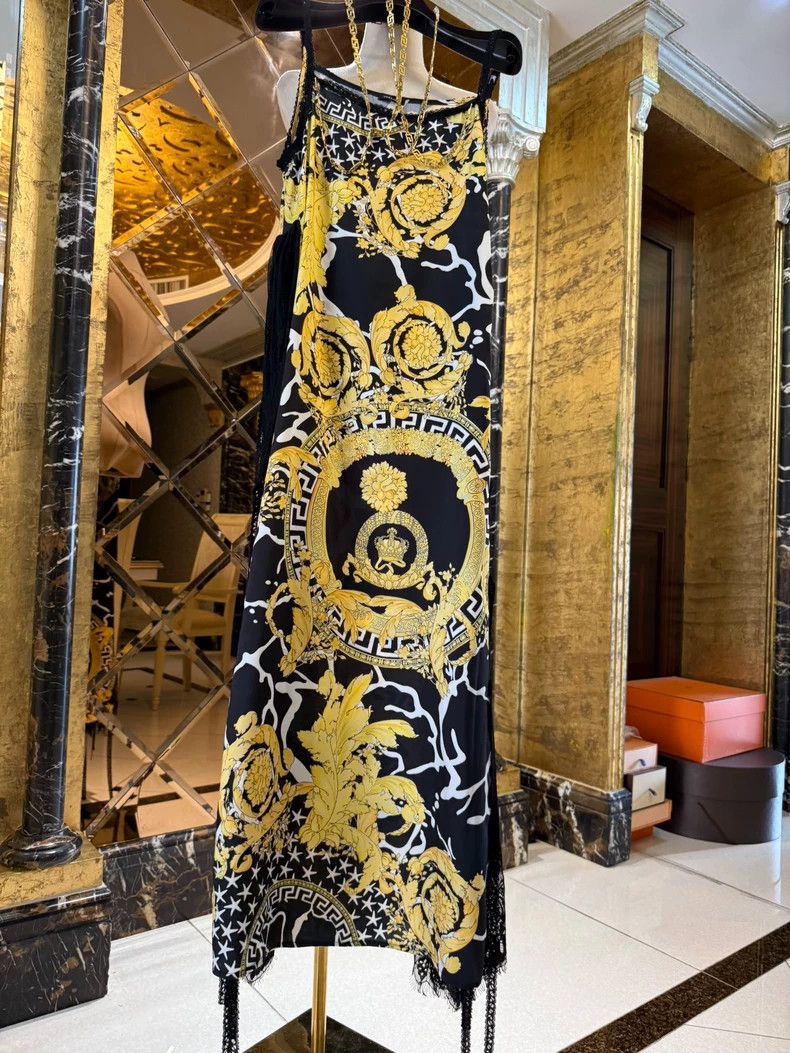 Versace Versace Baroque metal camisole dress Size M / US 6-8 / IT 42-44 - 7 Thumbnail