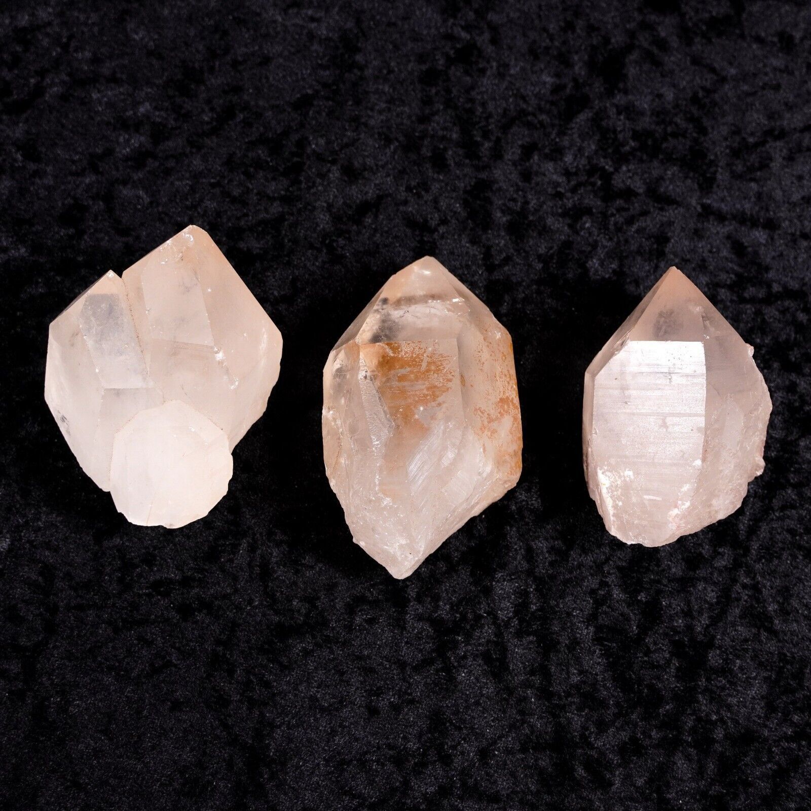Other 3 Large Clear Quartz Crystal Point 3" Healing Gemstones Lot Size ONE SIZE - 1 Thumbnail
