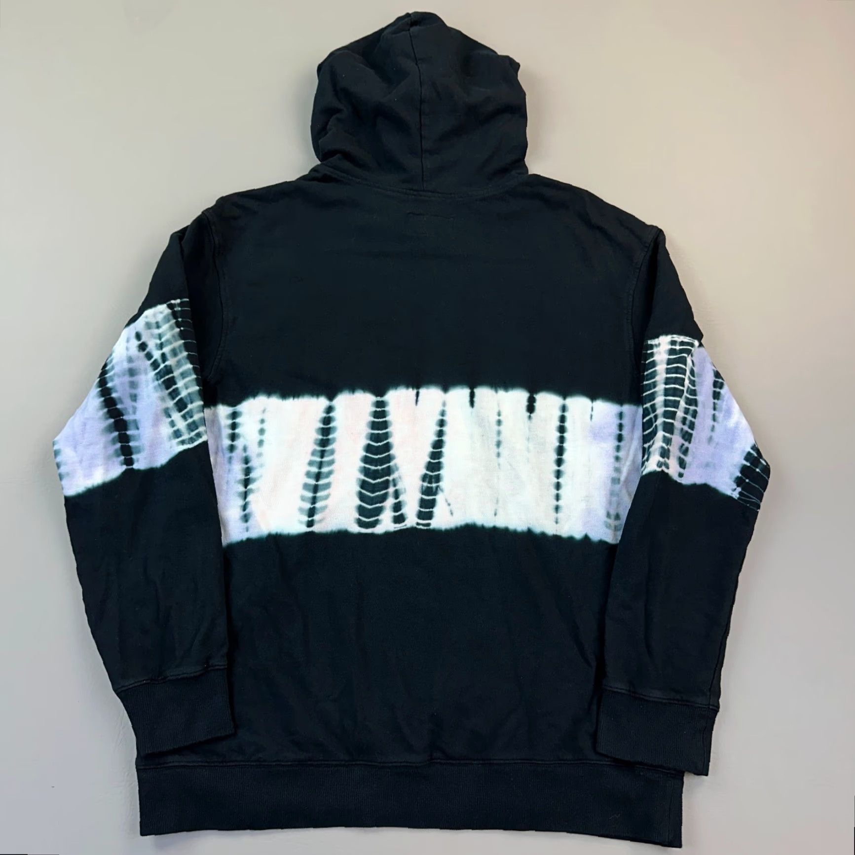 Vintage Original Use Hoodie Mens Medium Black Tie Dye Pullover Streetwear Skate Hoodie Size US M / EU 48-50 / 2 - 6 Thumbnail