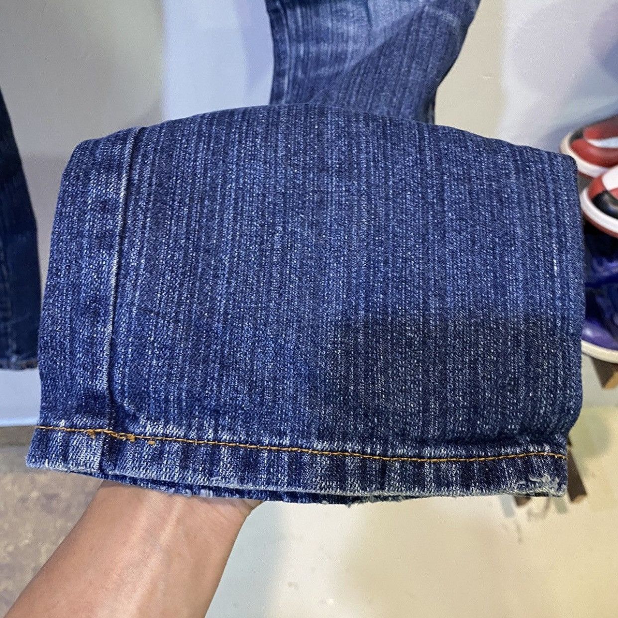 Dsquared2 × Japanese Brand × Vintage DSQUARED2 JEANS CHIP CHIP MOTHERFUCKER PATCHES VINTAGE PANTS Size US 35 - 7 Thumbnail