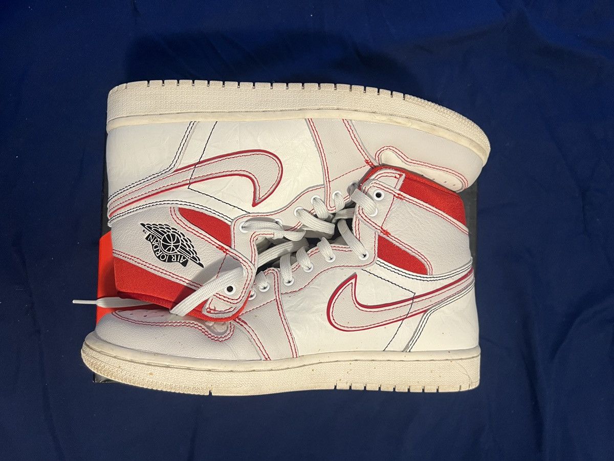 Jordan 1 Retro High Phantom Gym Red display picture 1