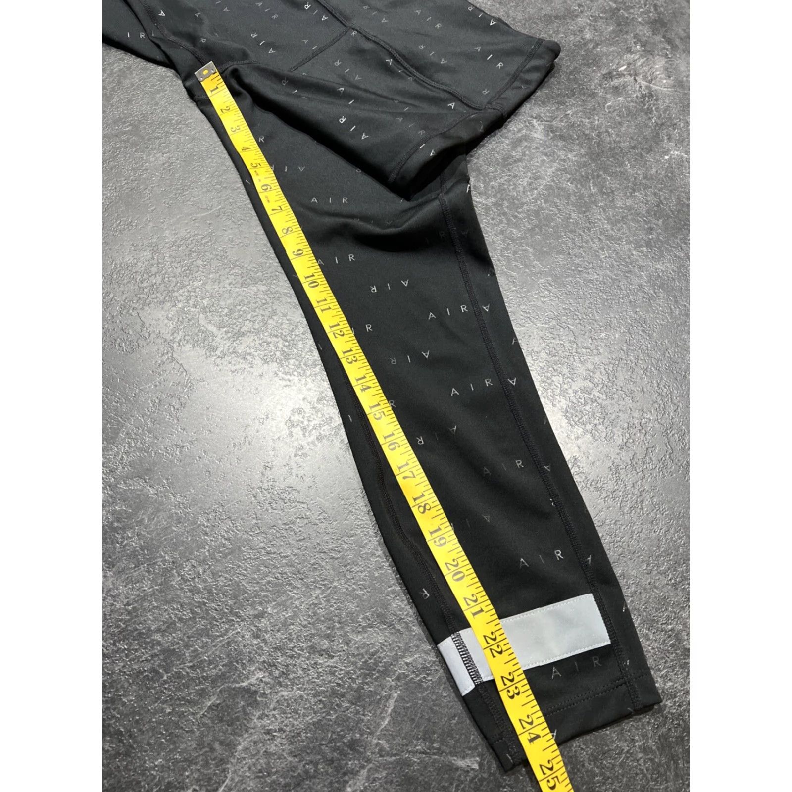 Nike Nike Dri Fit Women's Size M Legging Skinny Pants Black Polyester Pull On Solid Size 32" / US 10 / IT 46 - 6 Thumbnail