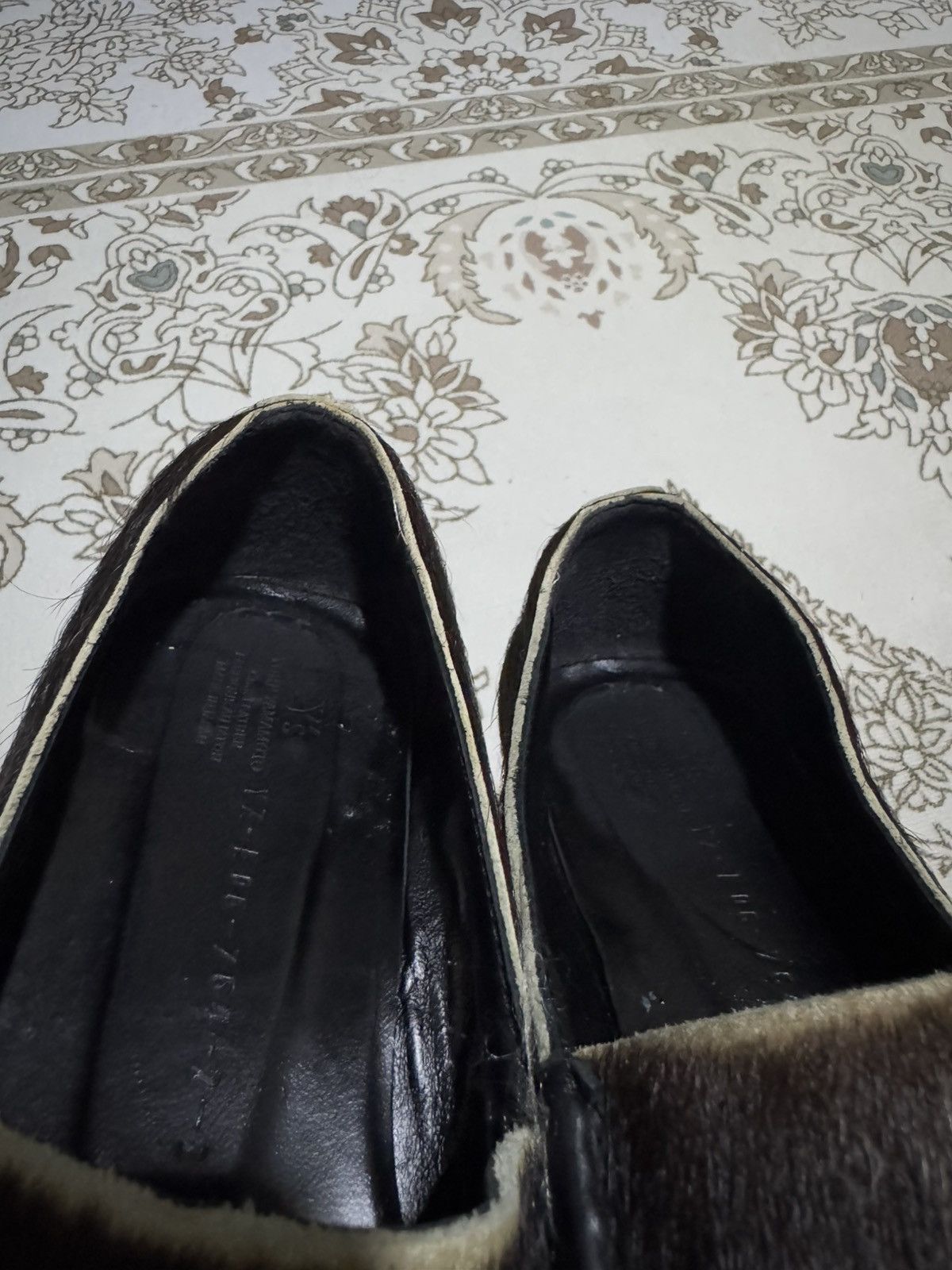 Leather × Y's × Yohji Yamamoto RARE! Y’s Slunk Leather Slip On Shoes Size US 4 / IT 34 - 8 Thumbnail