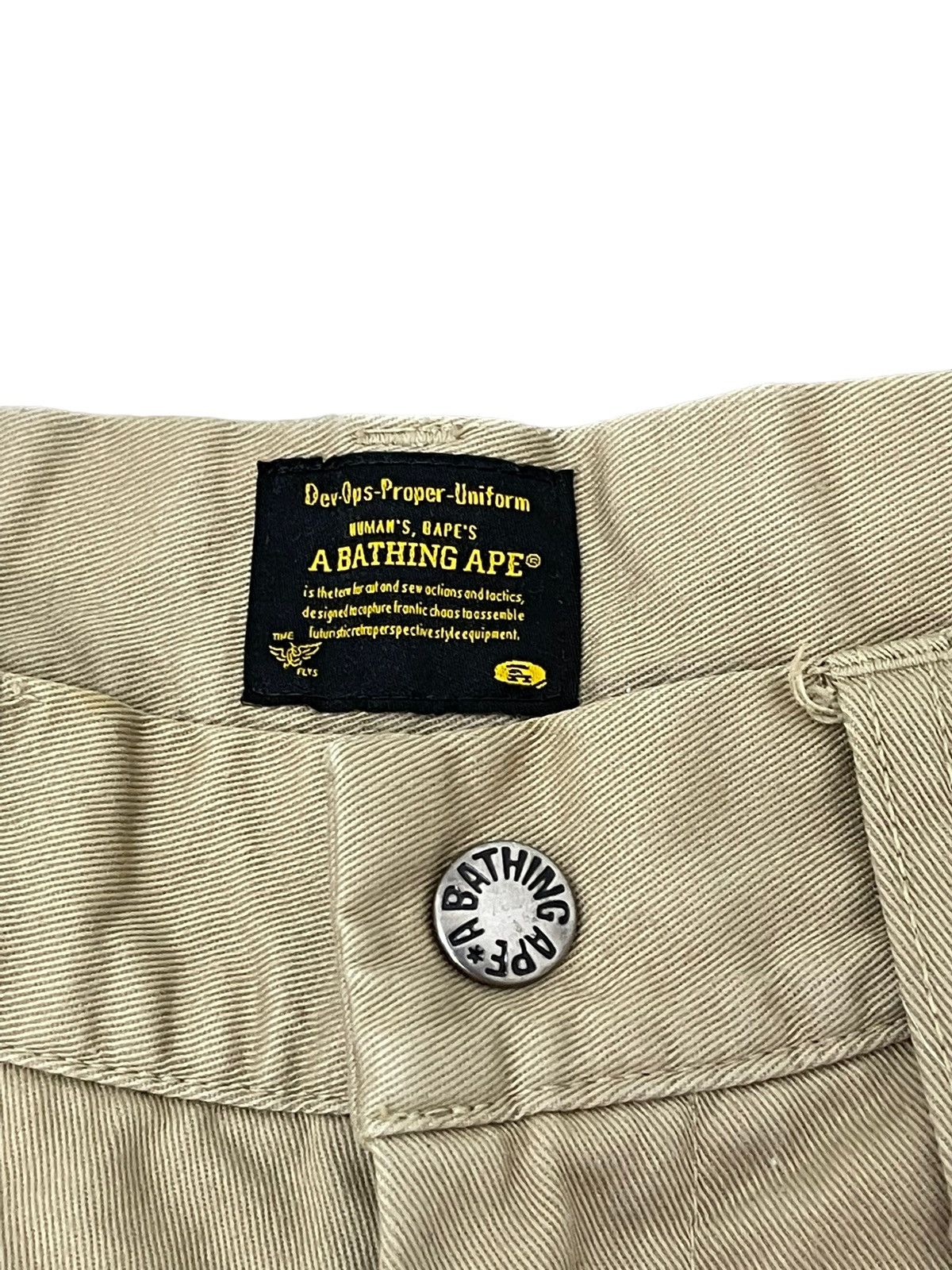 Bape Bape Nigo Era Khaki Pant Fire Walker Regular Straight 7🟦7 Size US 32 / EU 48 - 9 Thumbnail