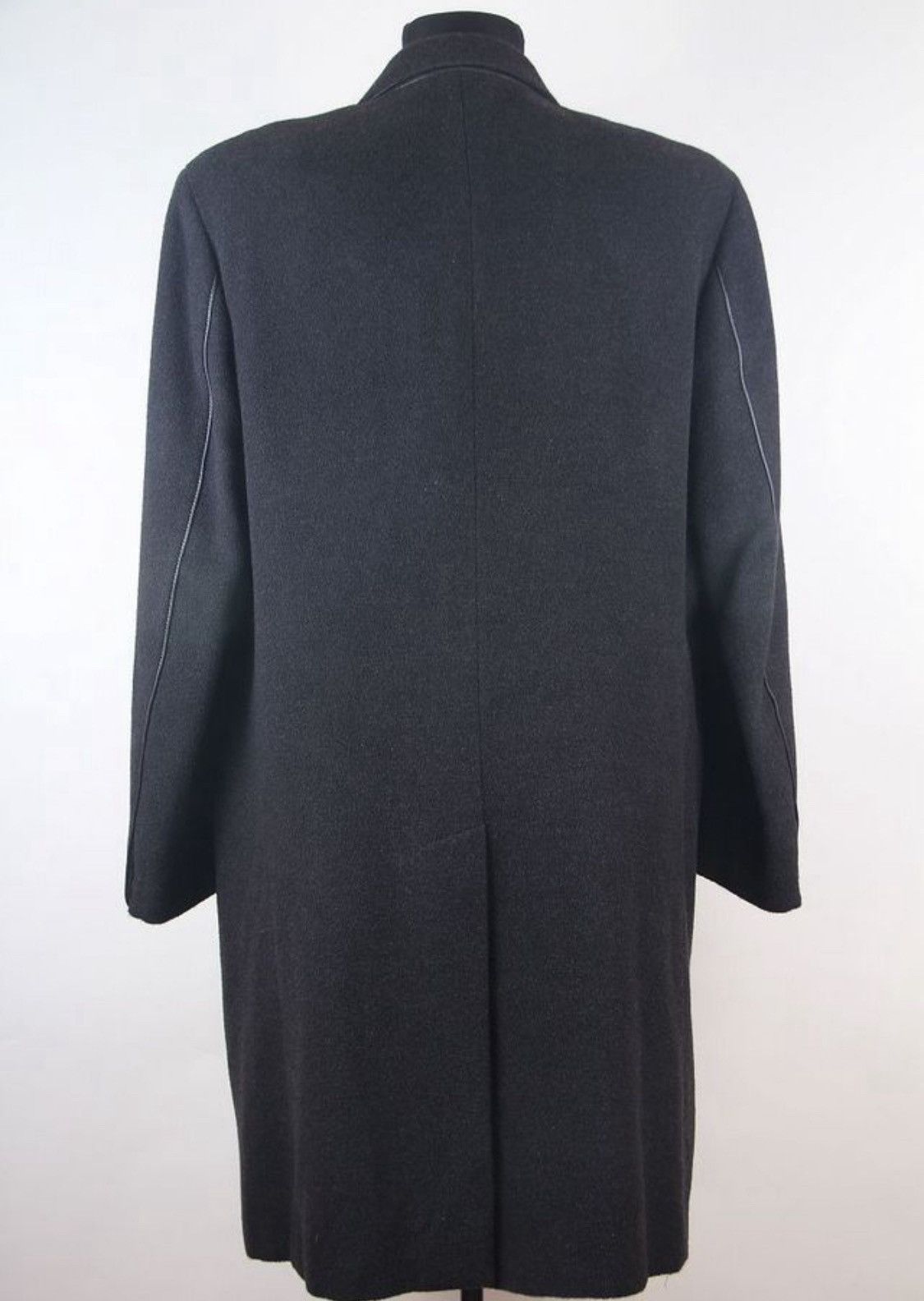 Hermes Hermes Cashmere Leather Trim Panel Heavy Coat Size US L / EU 52-54 / 3 - 2 Thumbnail