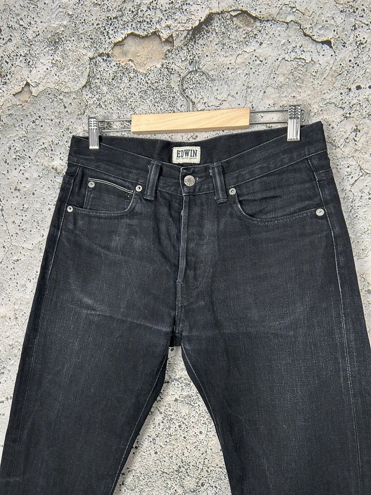Edwin Vintage Edwin Japan Tokyo Selvedge Denim Slim Trapered ED-80 Size US 30 / EU 46 - 3 Thumbnail