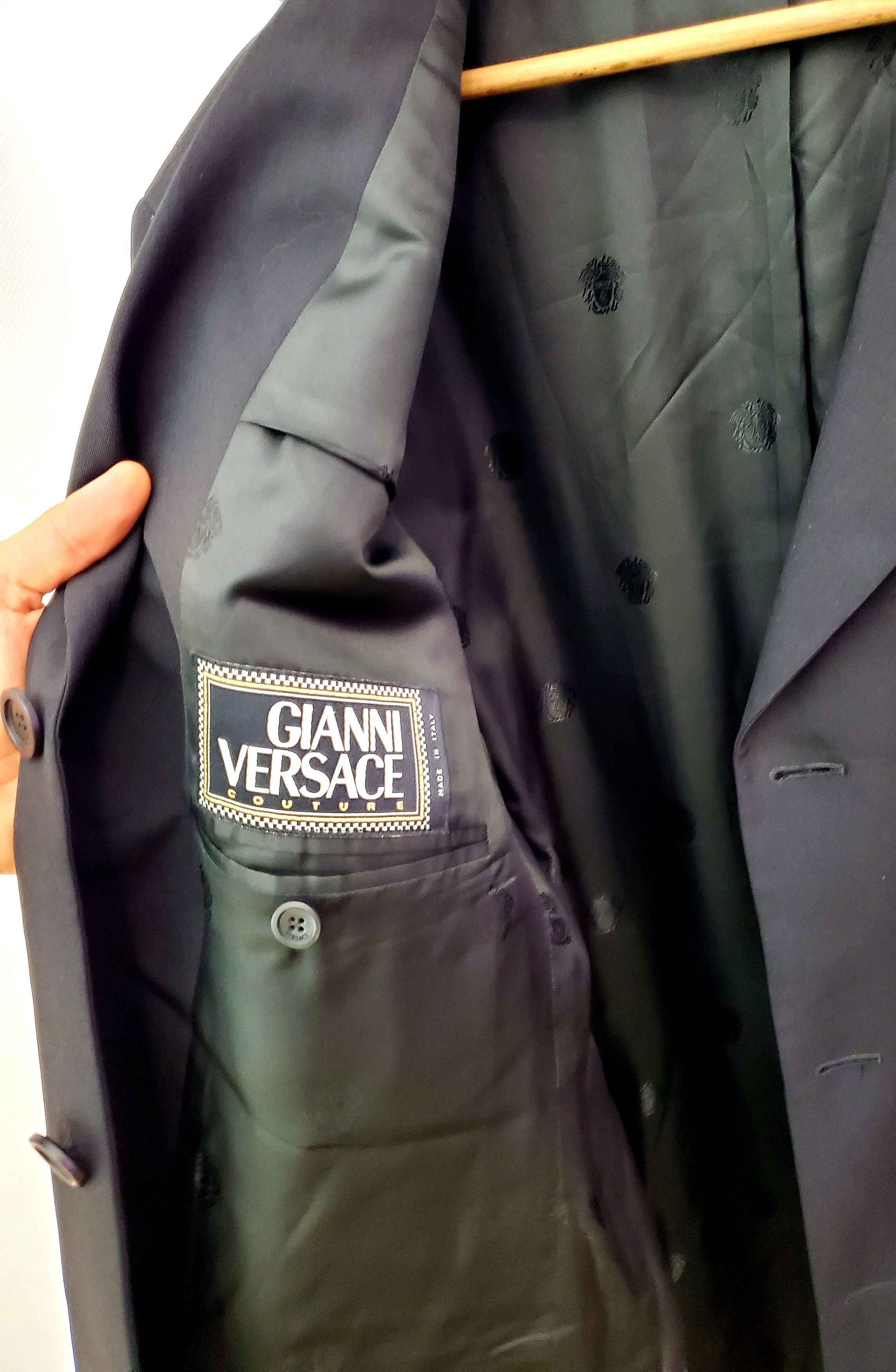 Versace × Vintage Gianni Versace Couture - Black blazer New condition 54 Size 54R - 3 Thumbnail