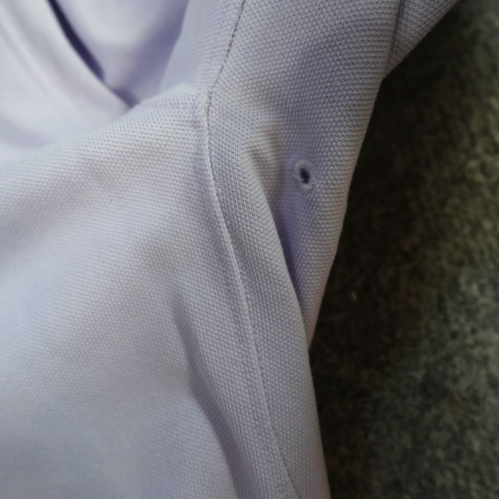 Lululemon Lululemon Polo Shirt Mens Medium Purple Light Solid Curved Hem Shirt Polo Mens Size US L / EU 52-54 / 3 - 3 Thumbnail